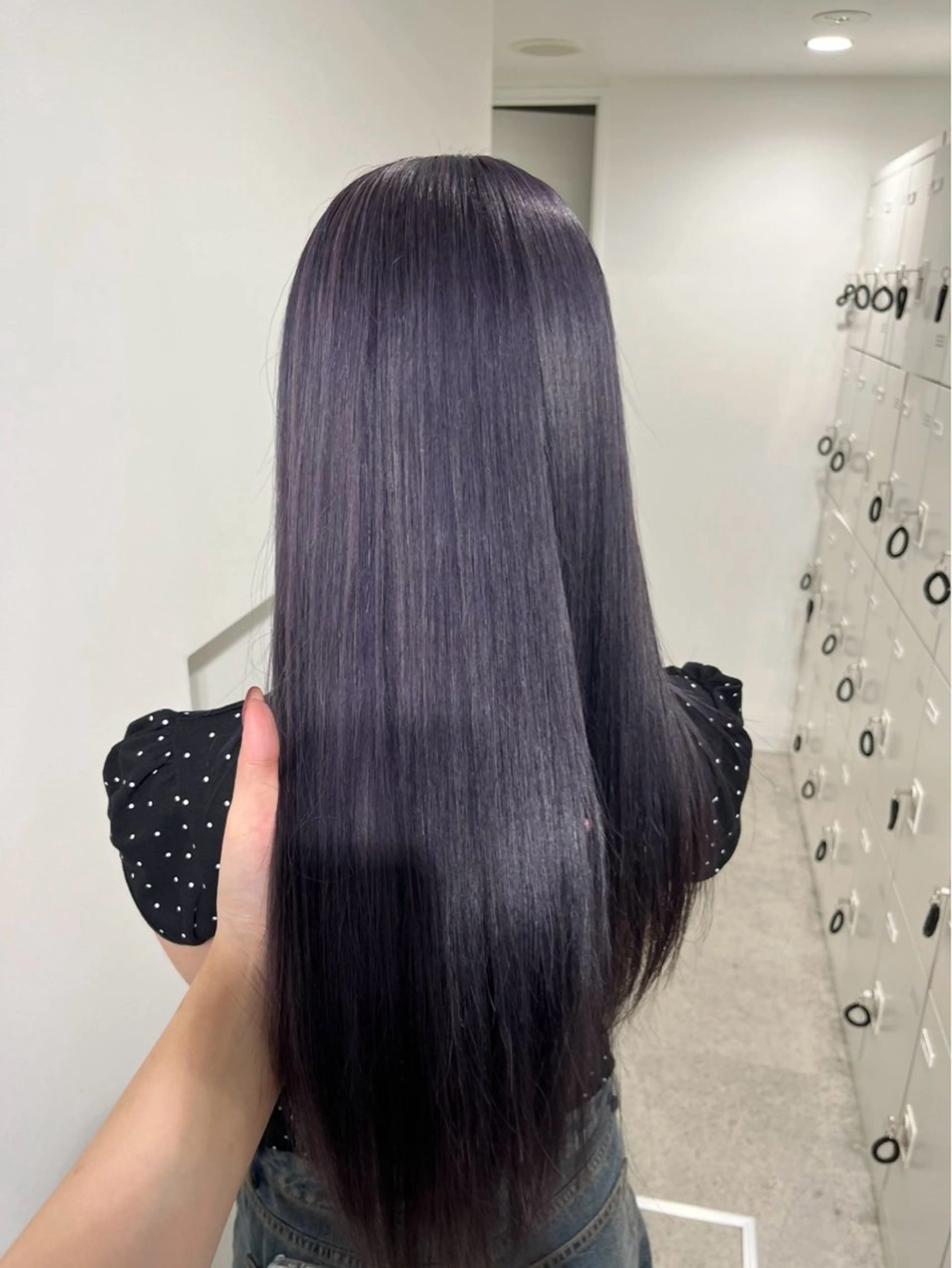 ロング miku/ラベンダー 透明感カラー🪻❤︎のヘアスタイル