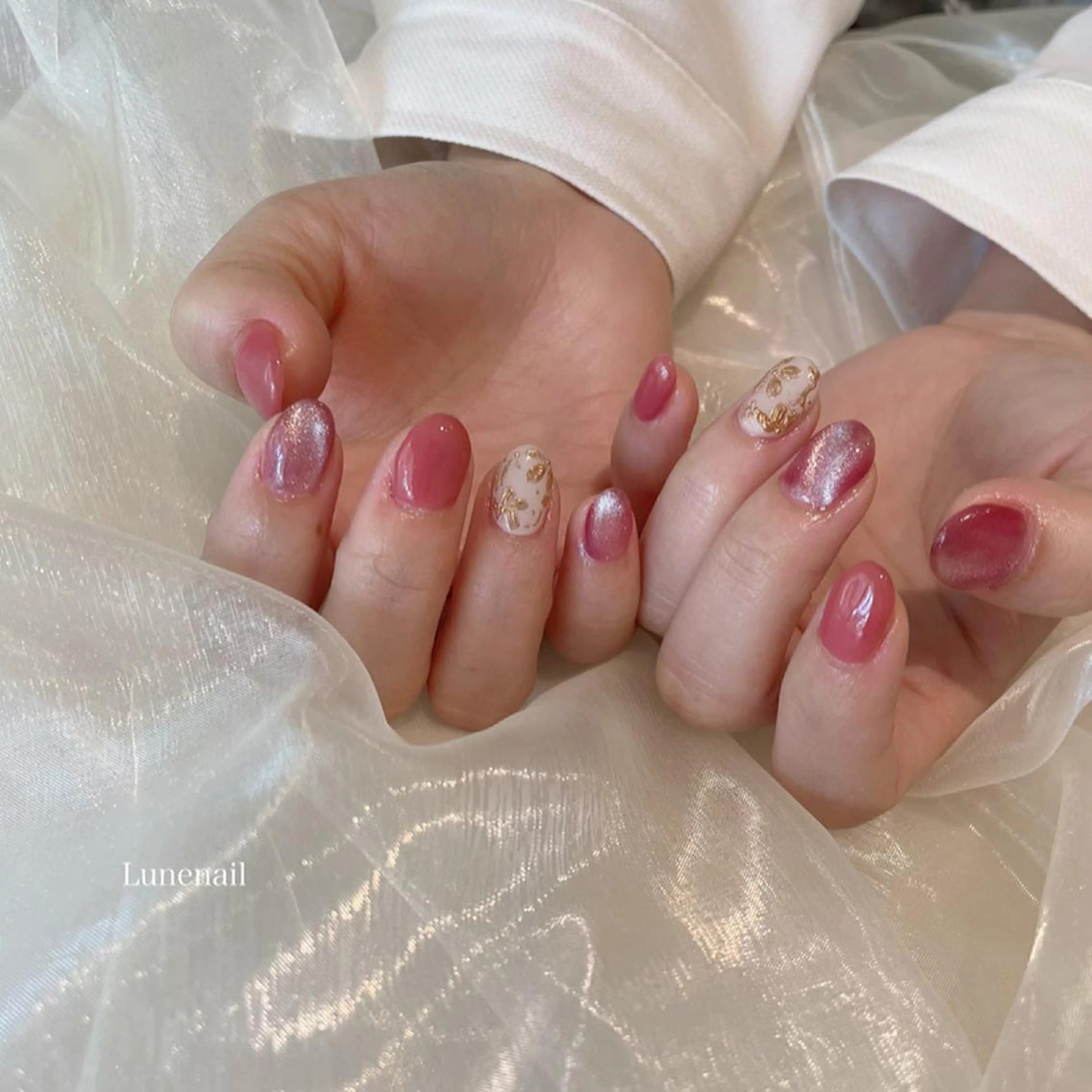 ミディアム ハンドネイル Lunenail所属・Lune nailのネイルデザイン