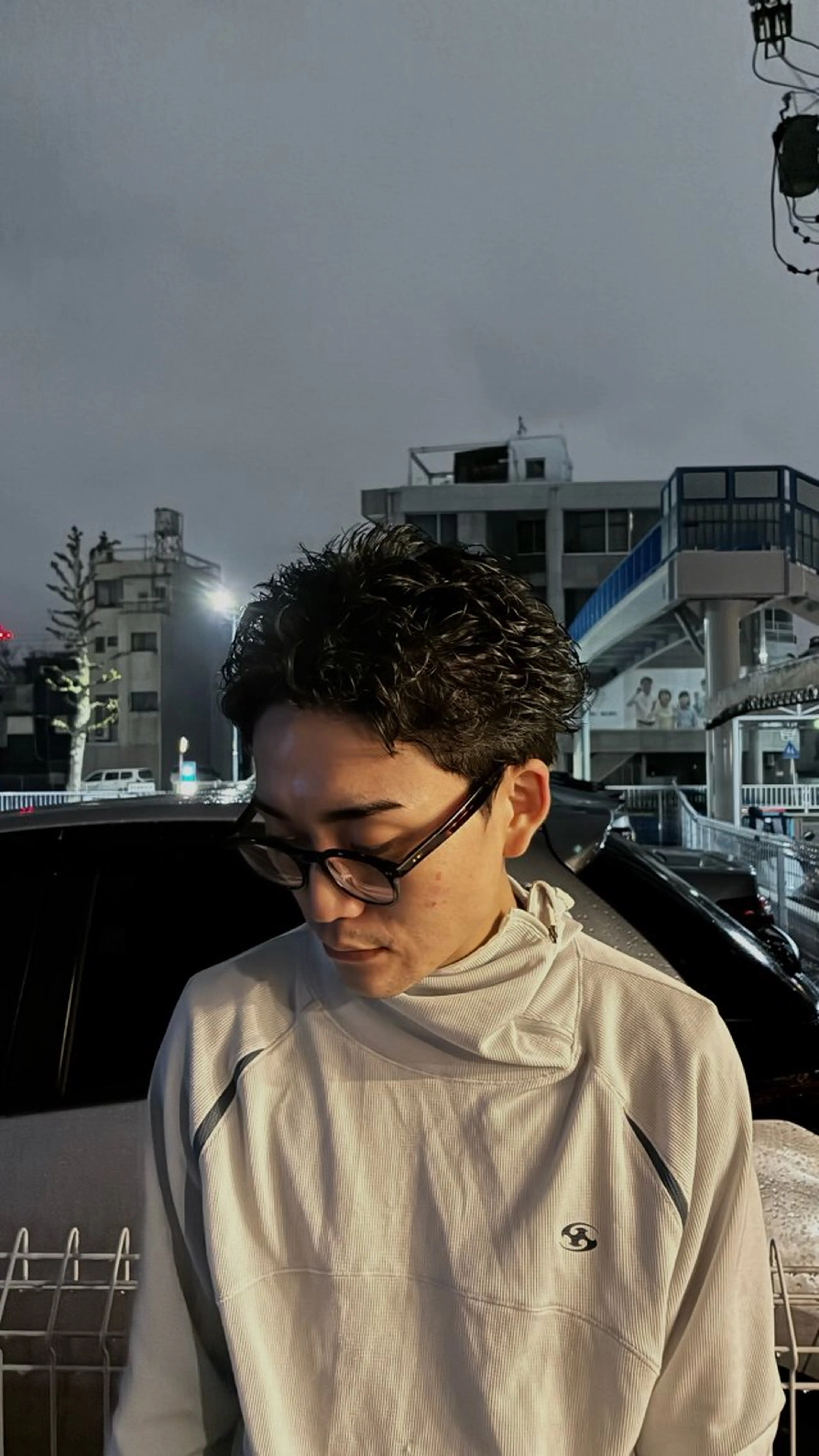 メンズ メンズパーマ スパイキーショート カット パーマ 水田 愛翔のヘアスタイル