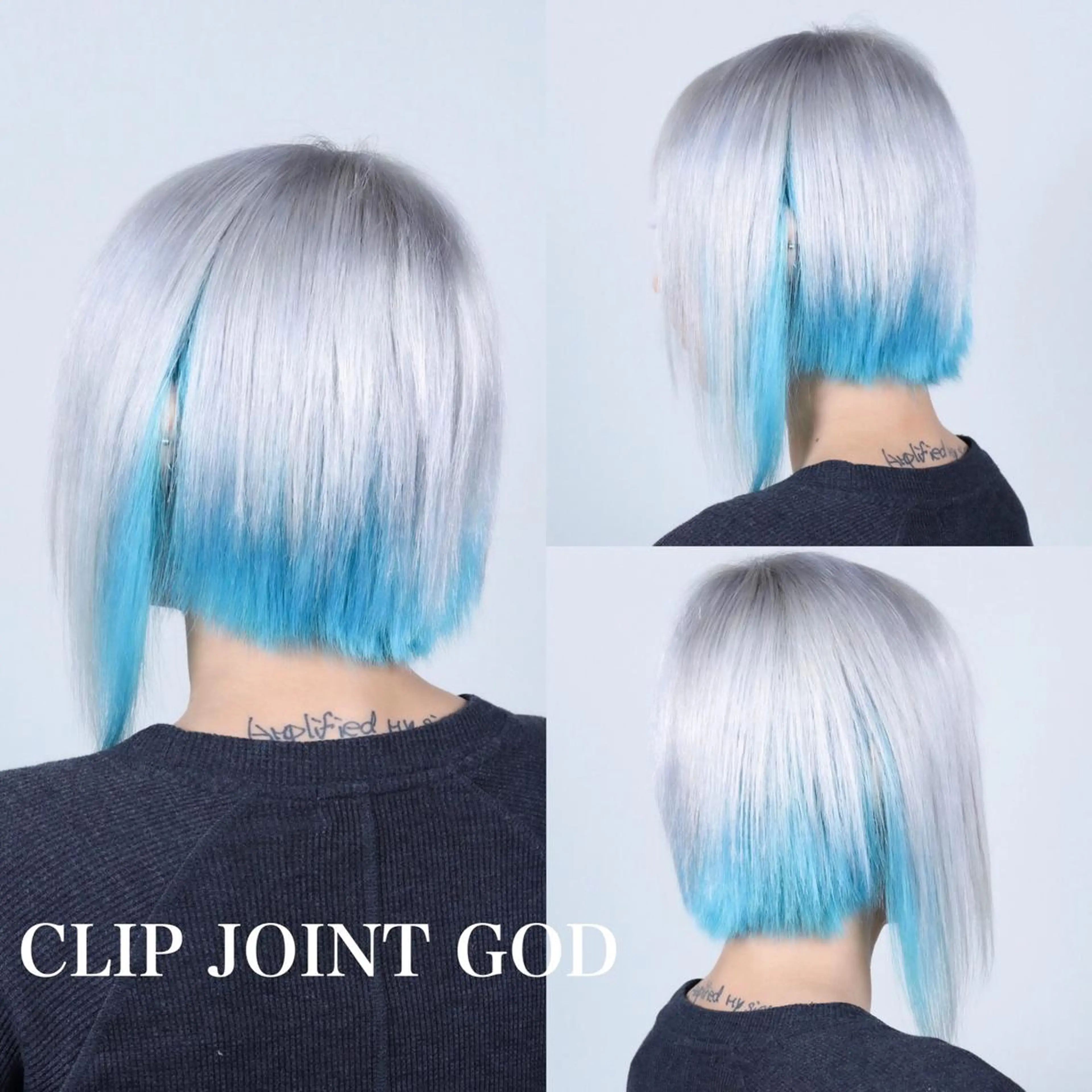 ショート カラー ブルーカラー ヘアカラー 今泉 周のヘアスタイル