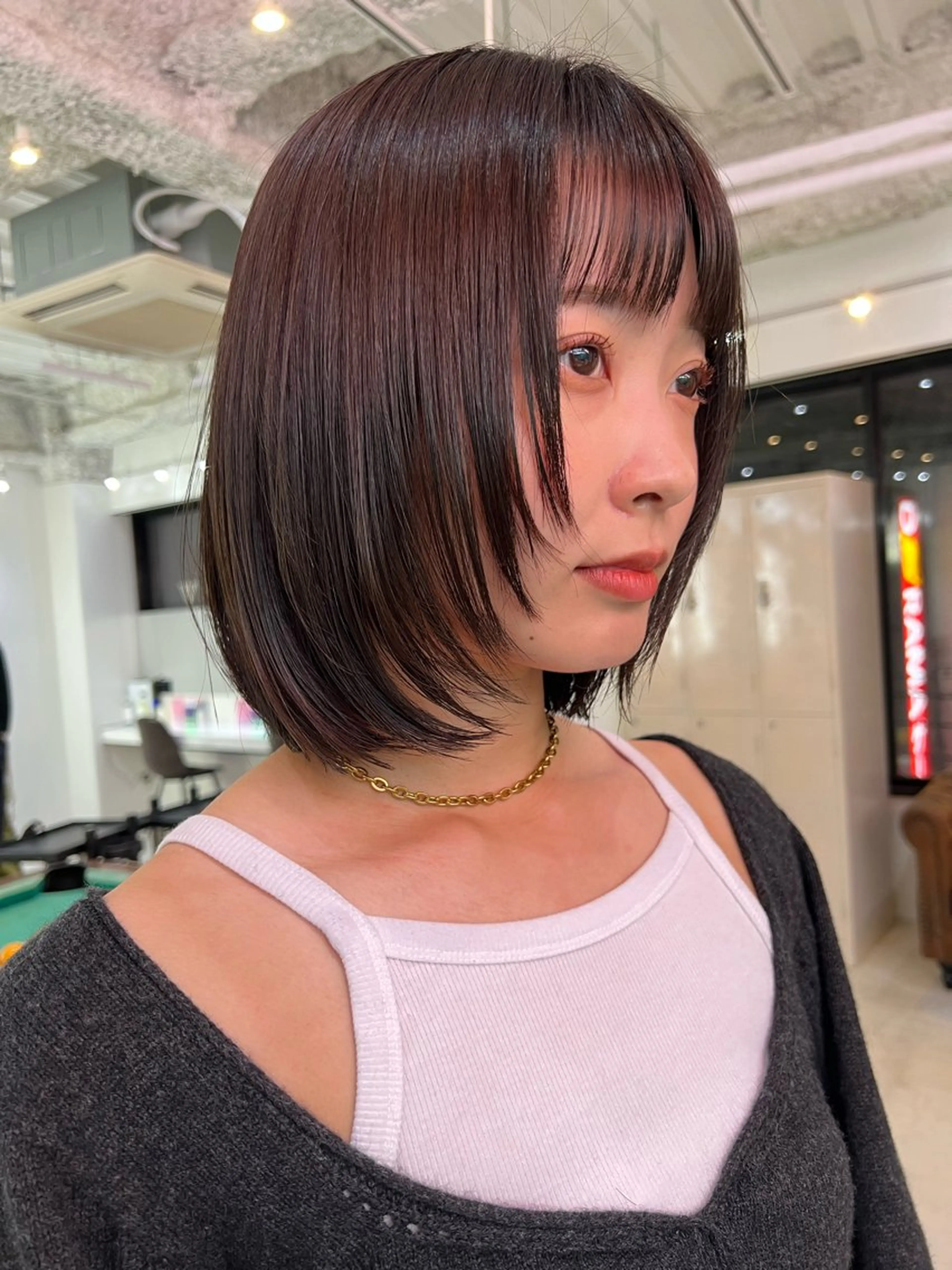 ミディアム ヘアカラー トリートメント 💥ウルフカット デザインあんな💥のヘアスタイル