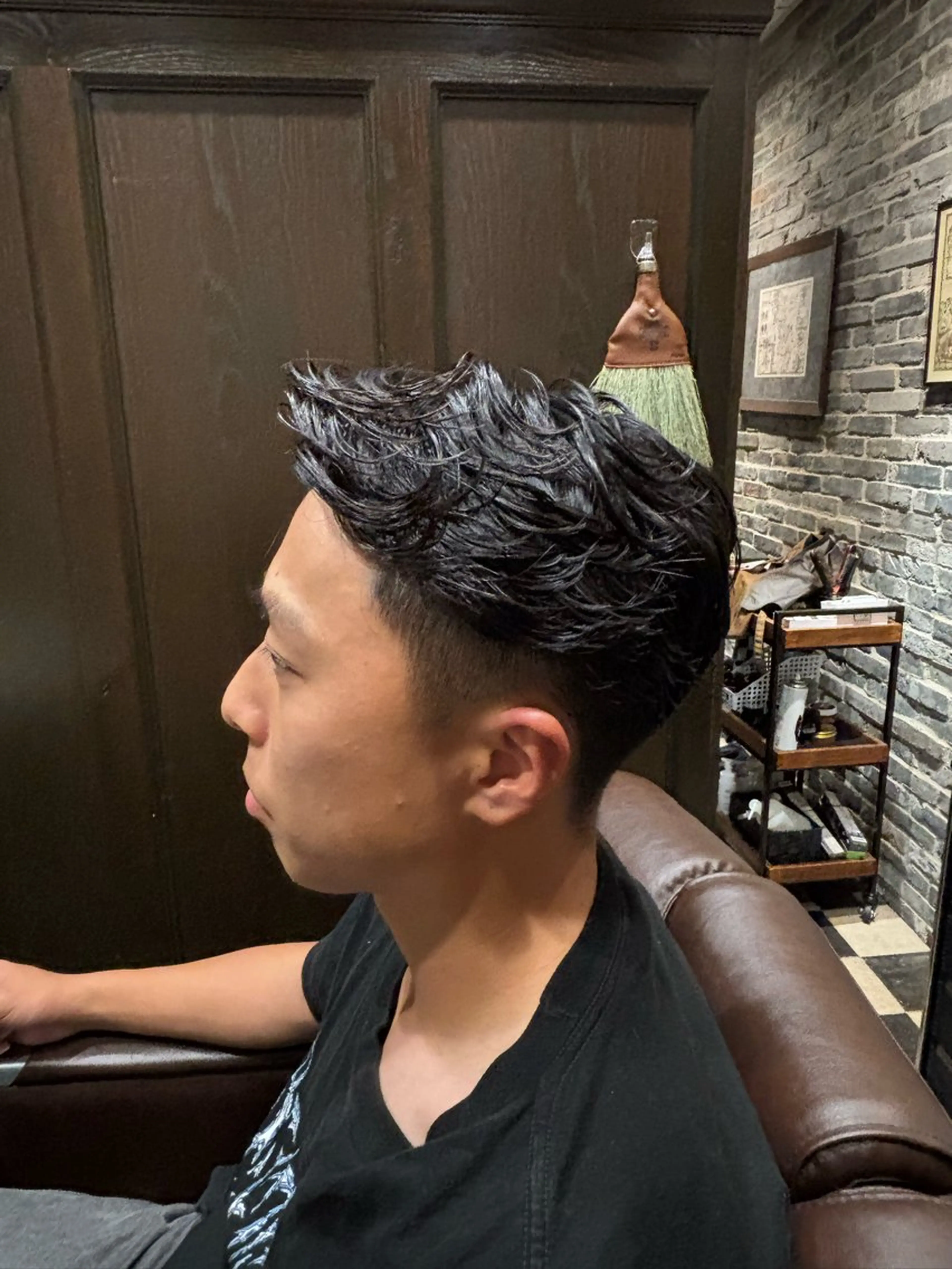 パーマ メンズ millionbucks barbershop 上野店所属・【無料/特殊ヘア/ 上野/バーバー】東山のヘアスタイル