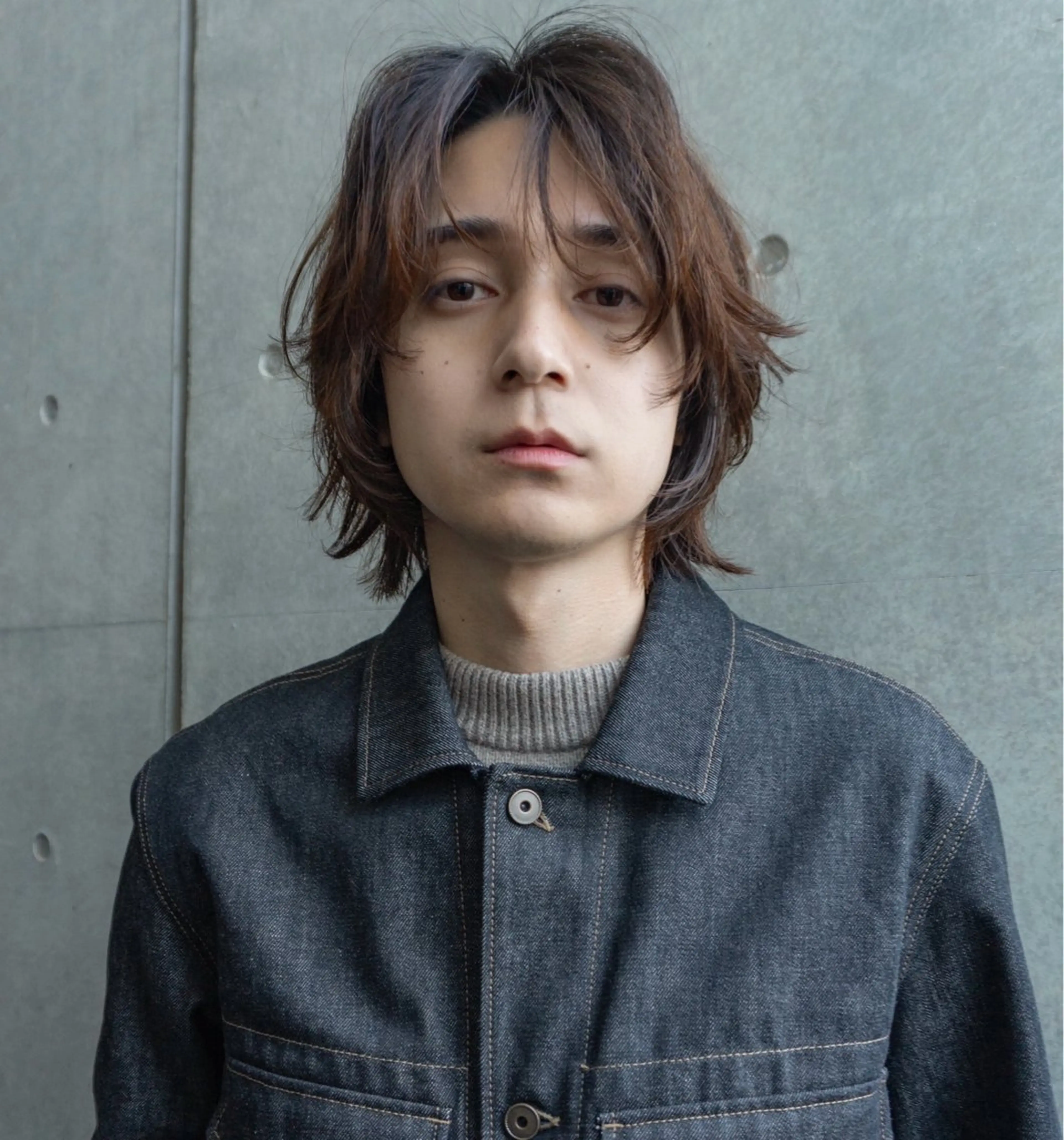 ミディアム メンズ ルカ/メンズ/ ニュアンスヘアのヘアスタイル