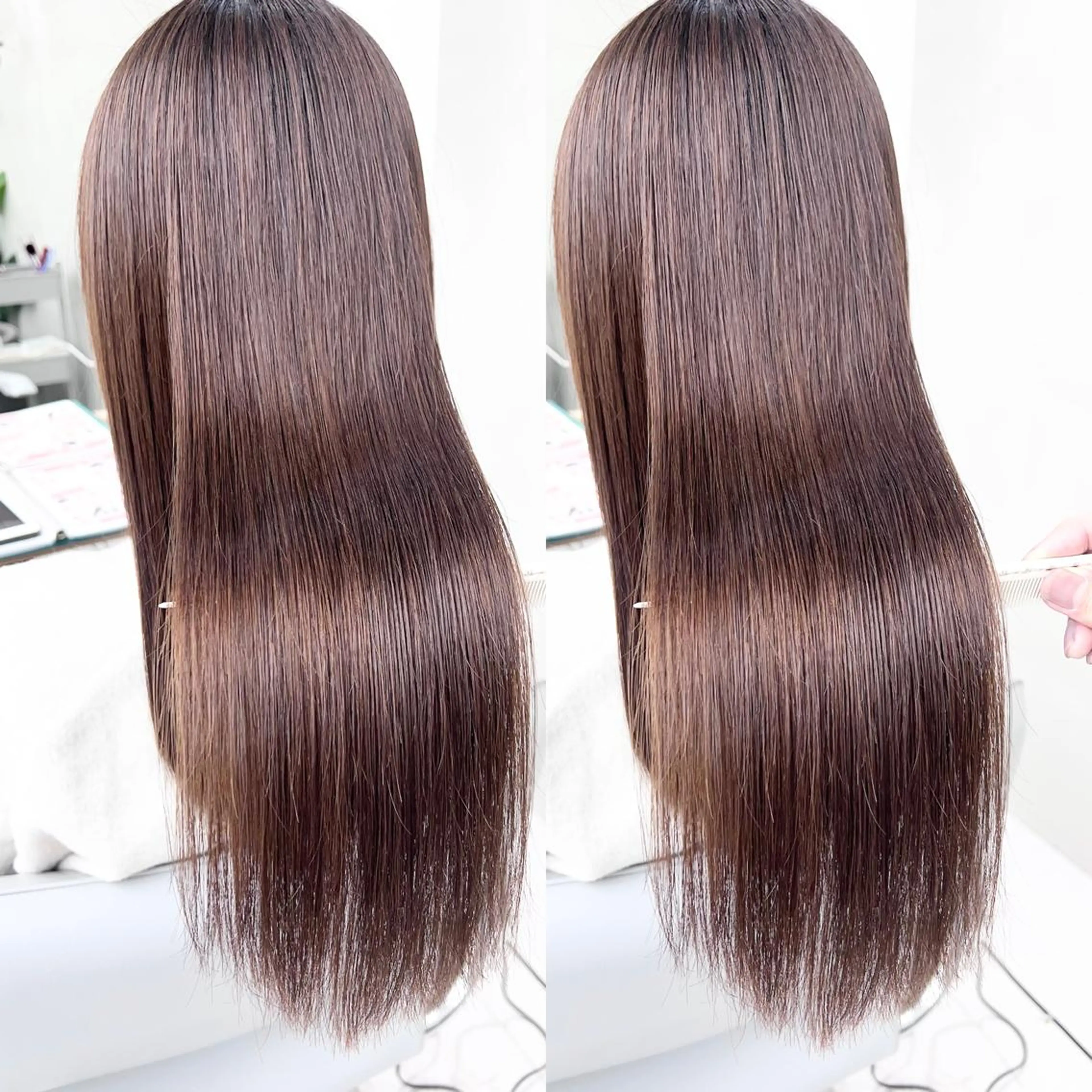 ロング パーマ 【くせ毛さんのお悩み 解決🍀】栗橋のヘアスタイル