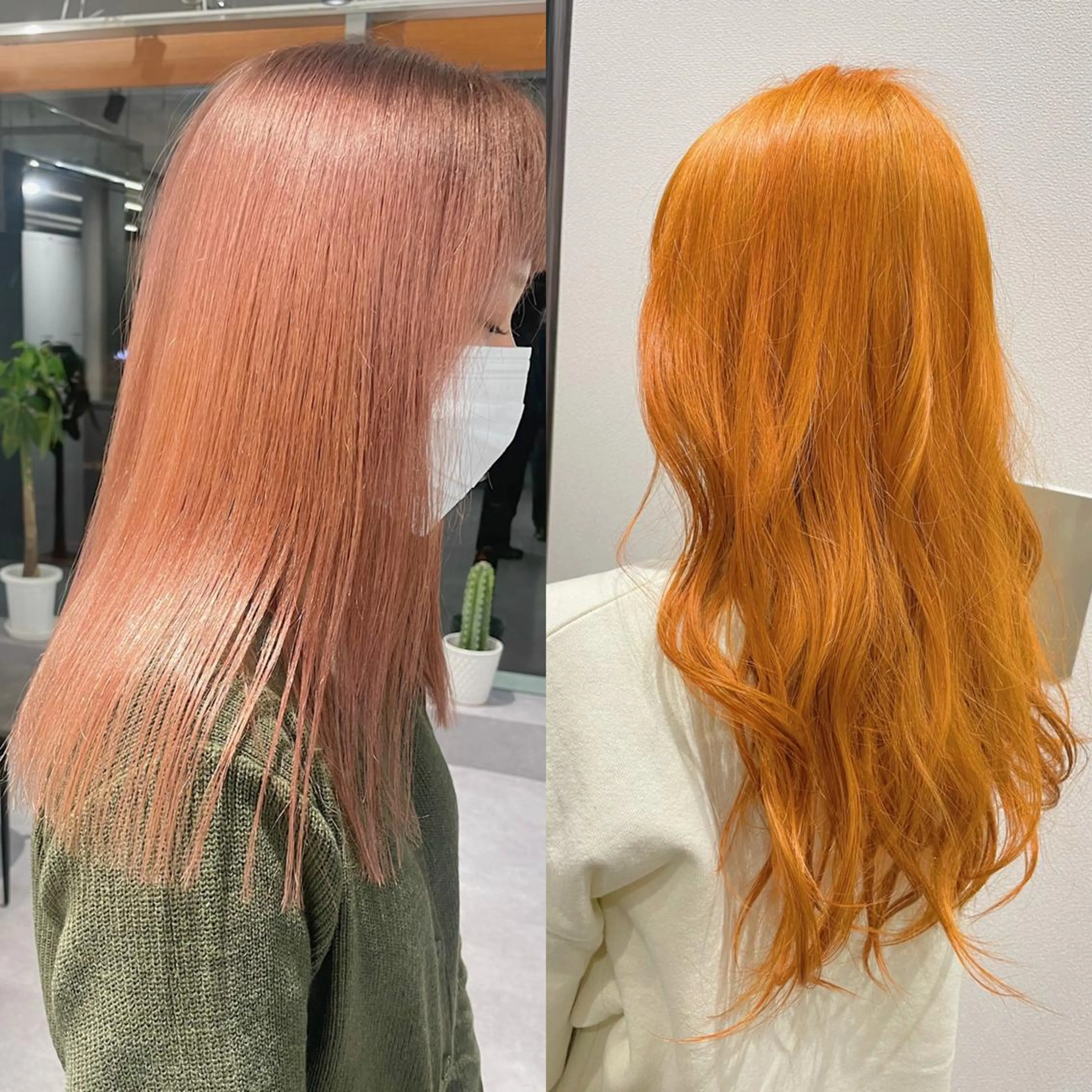 ロング カラー アッシュ バレイヤージュ ベージュカラー 黒髪 ブリーチ ikuma/ ミルクティーのヘアスタイル