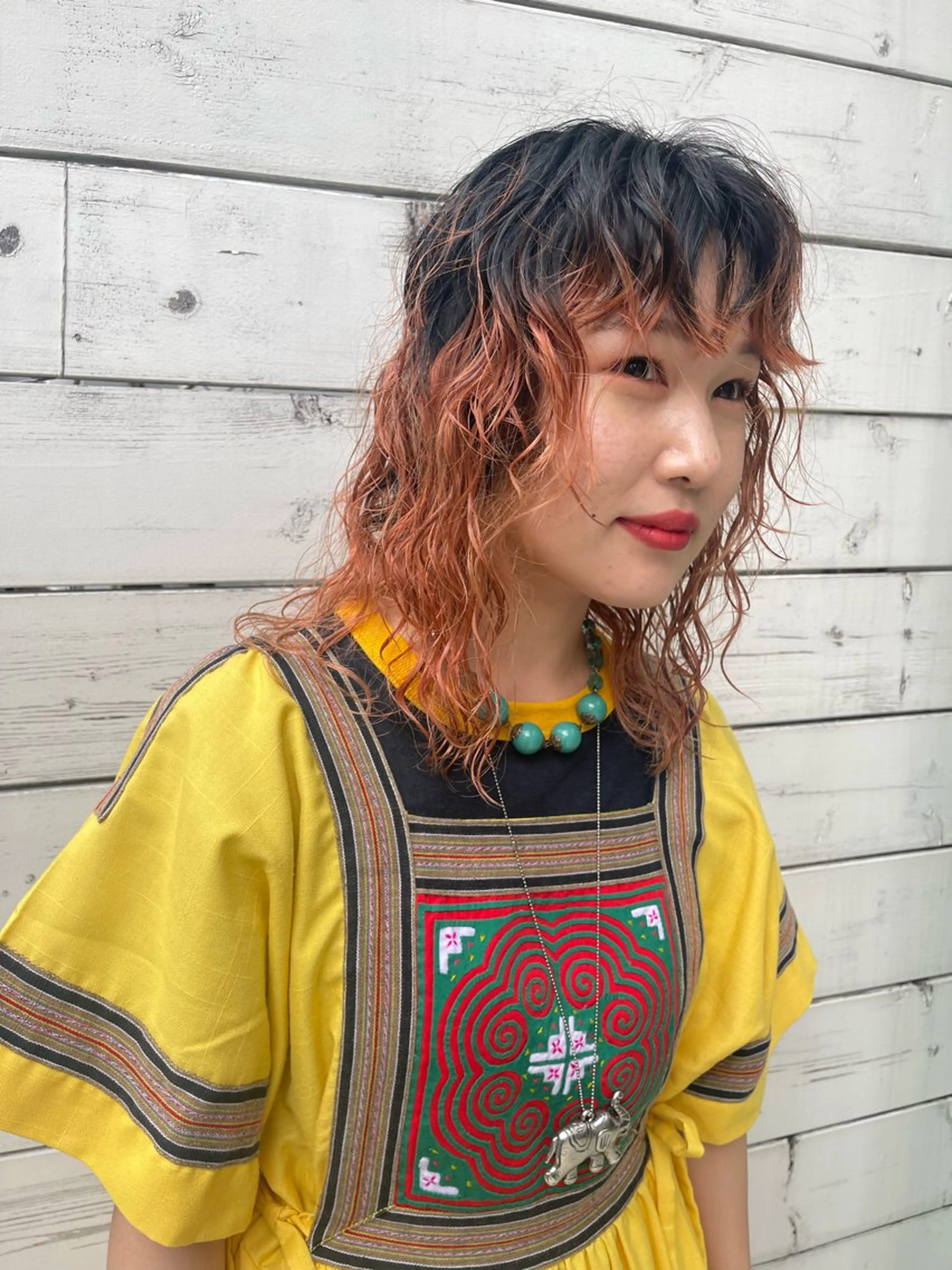 ロング パーマ ロング ウルフカット スパイラルパーマ アトム/ウルフ パーマ/レイヤーのヘアスタイル