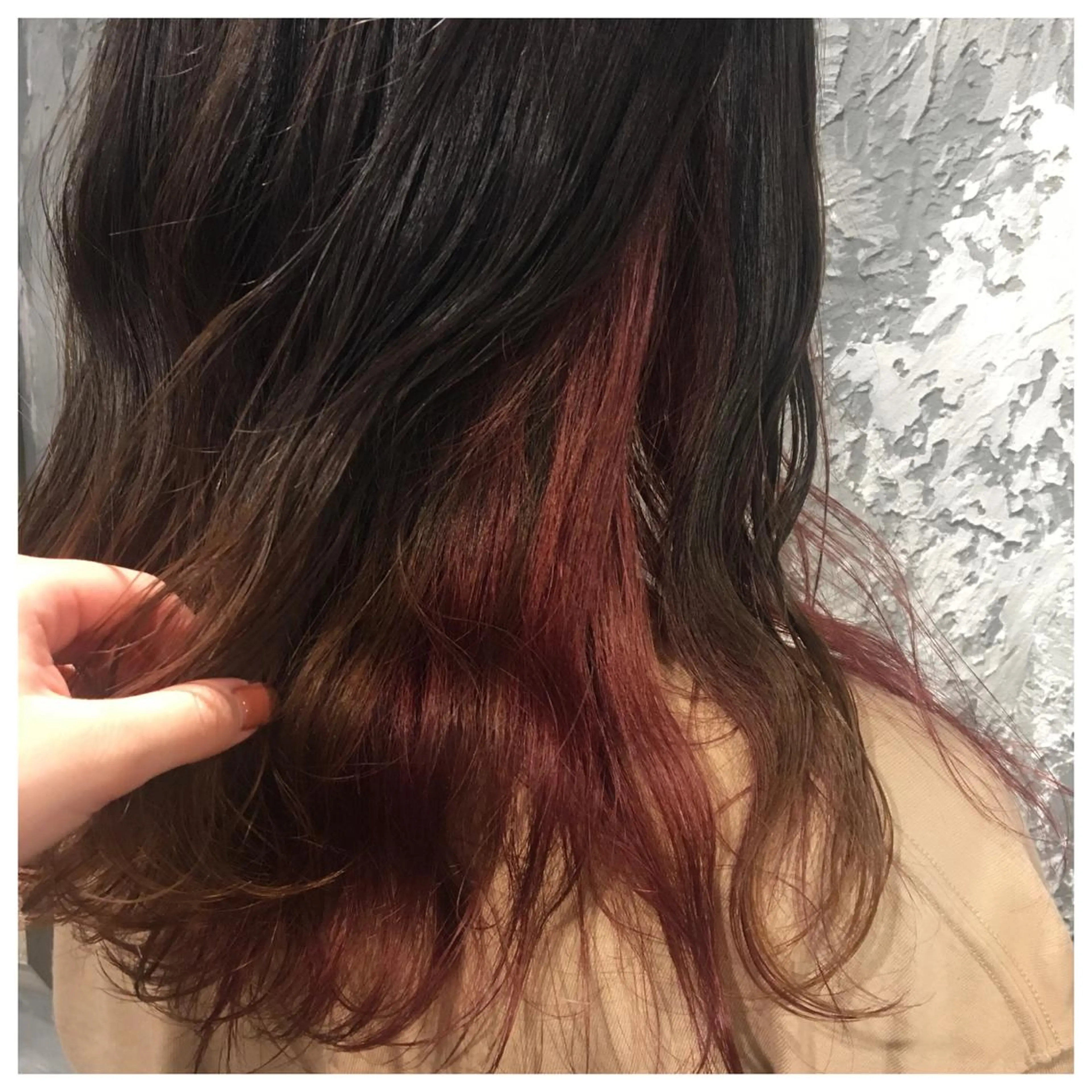 セミロング カラー ヘアアレンジ 赤味消し.髪質改善 🌿𝘠𝘜𝘙𝘐のヘアスタイル