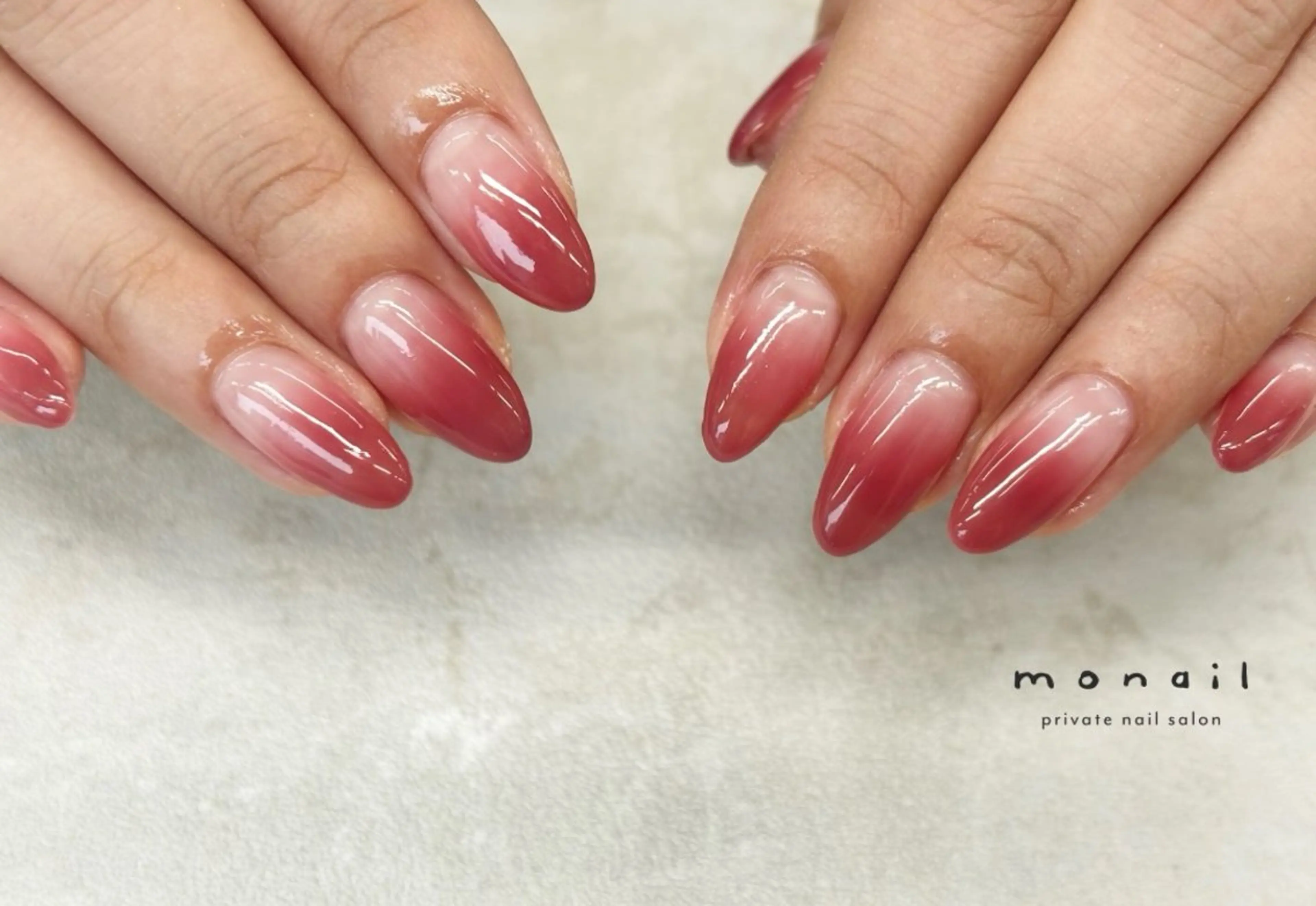 ネイル グラデーション ハンドネイル private  nail monail所属・nail salon monailのネイルデザイン