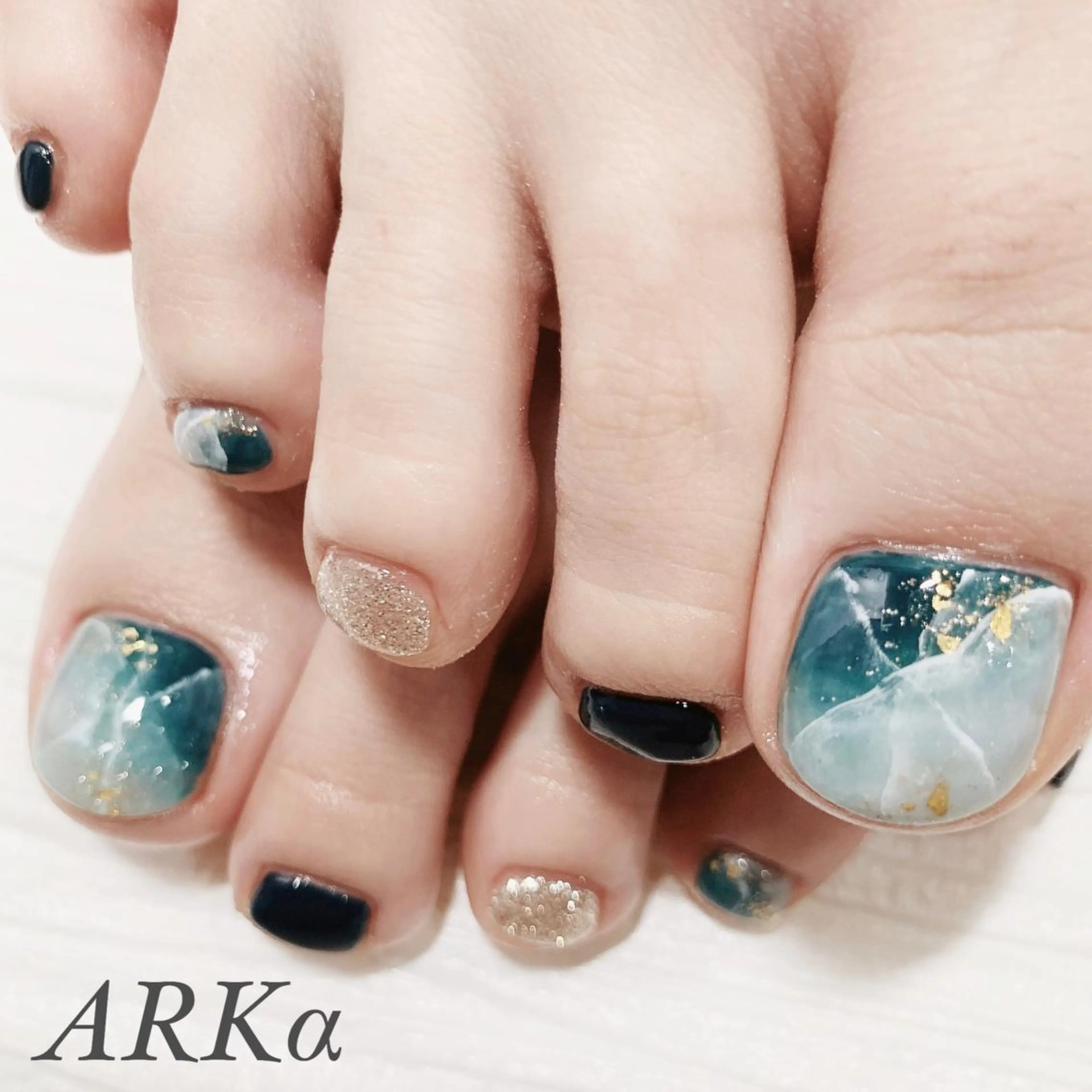 ネイル フットネイル Nailsalon ARKαのネイルデザイン