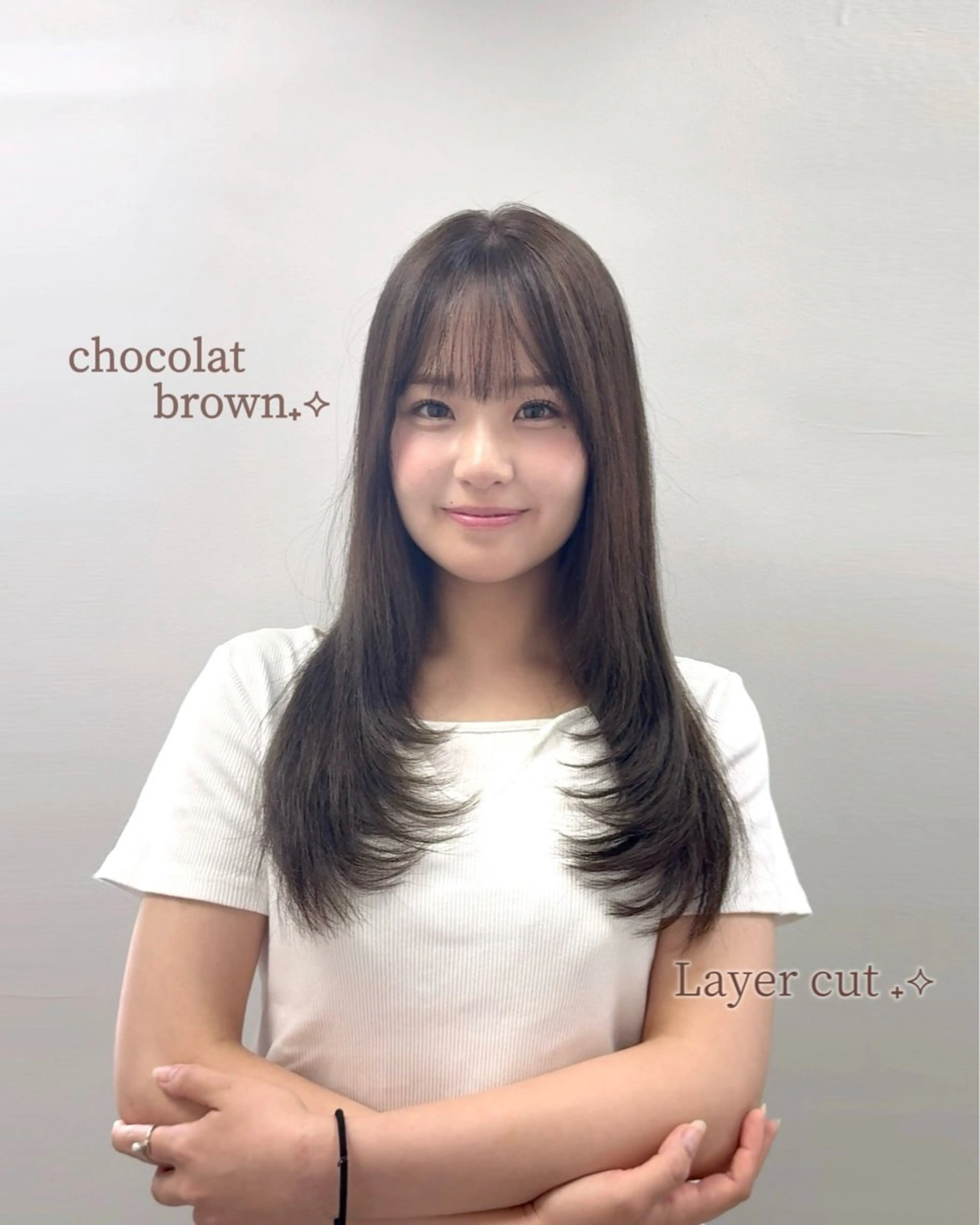 ロング カラー カット ヘアカラー 🥂上品ワンホンヘア 🥂nozomiのヘアスタイル