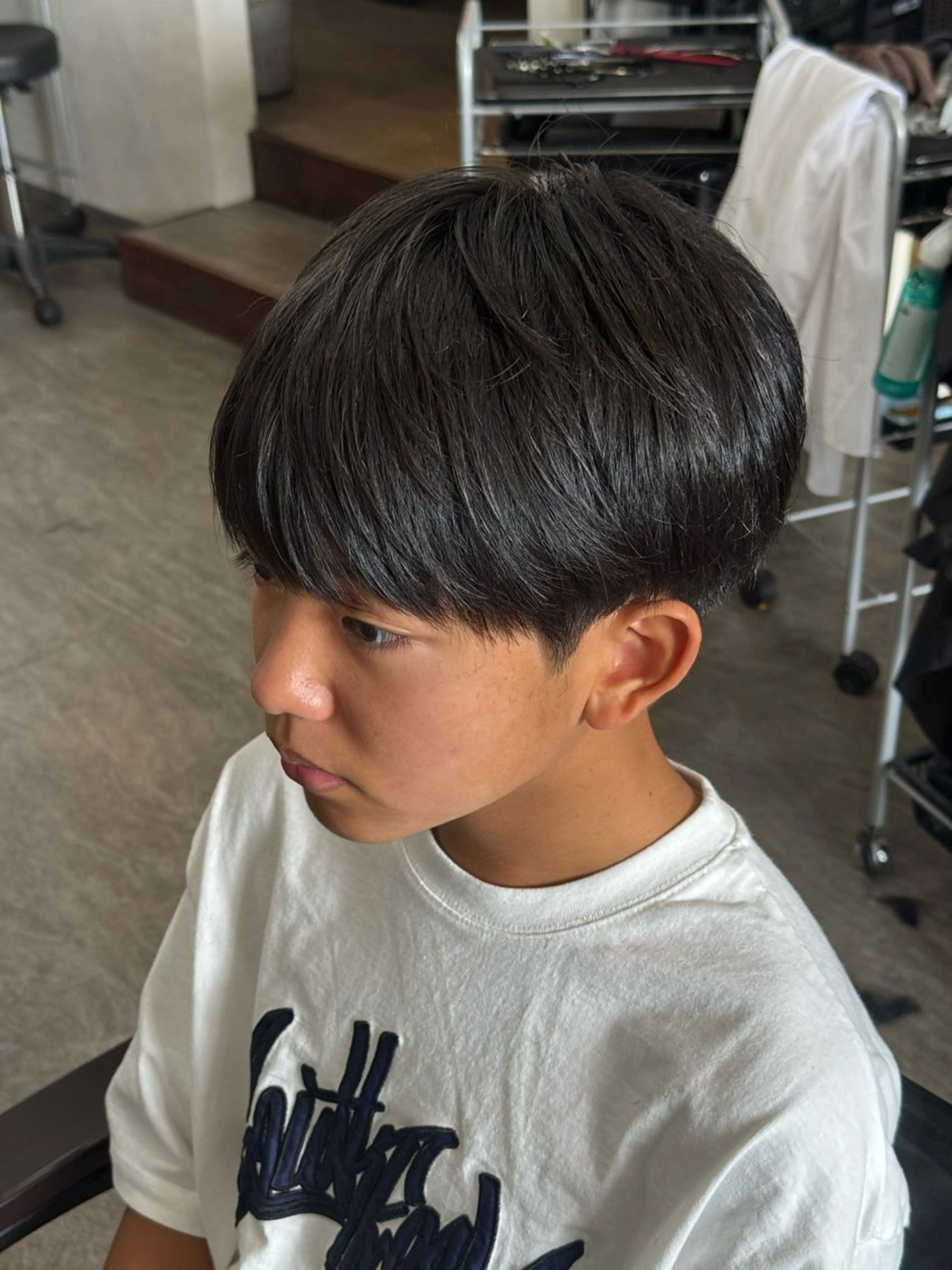 メンズ マッシュ 学生（メンズ向け） カット 鈴木 陸のヘアスタイル