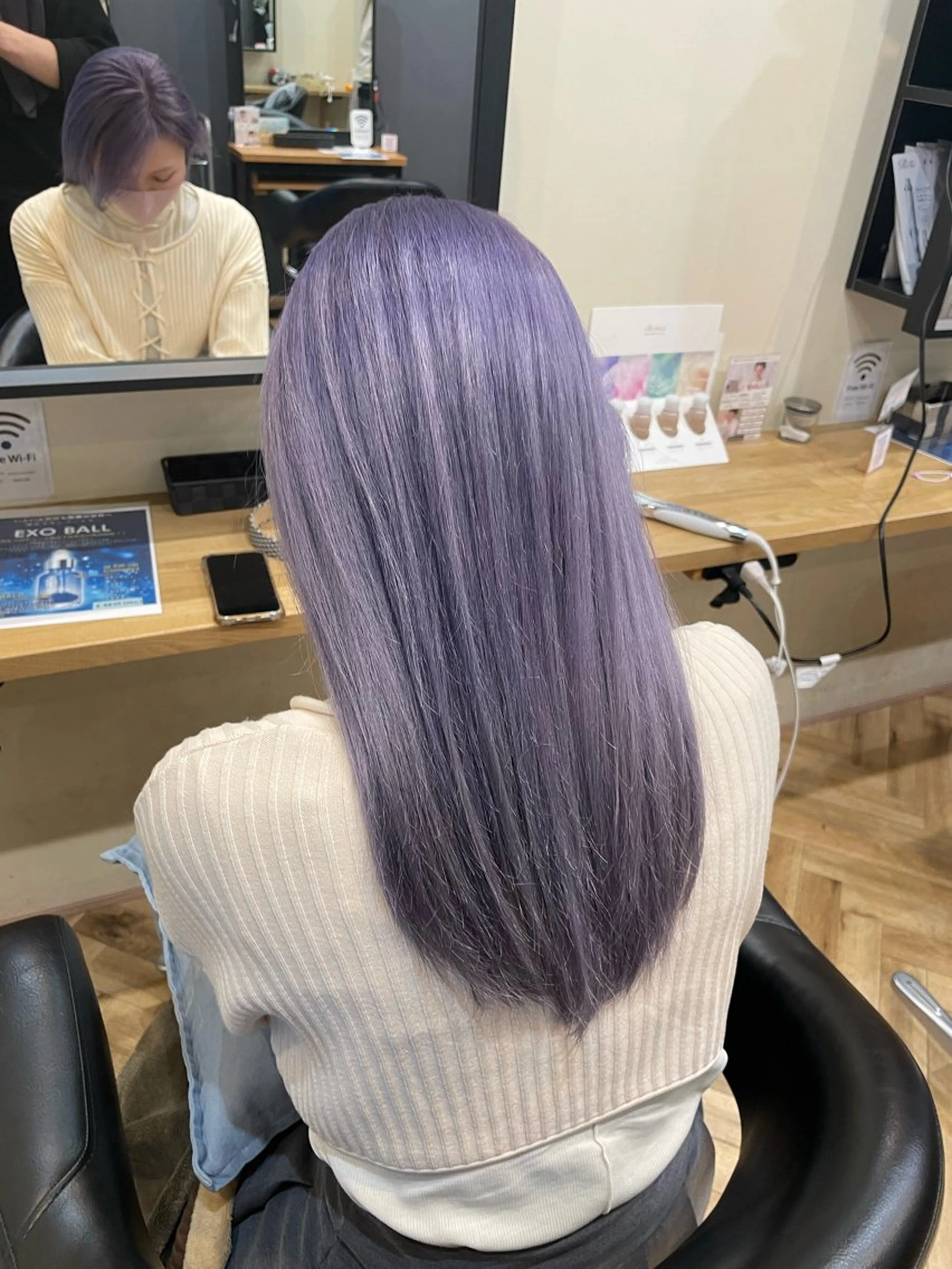 ロング ヘアカラー 韓国ヘア/レイヤー 🇰🇷/艶髪/長橋のヘアスタイル