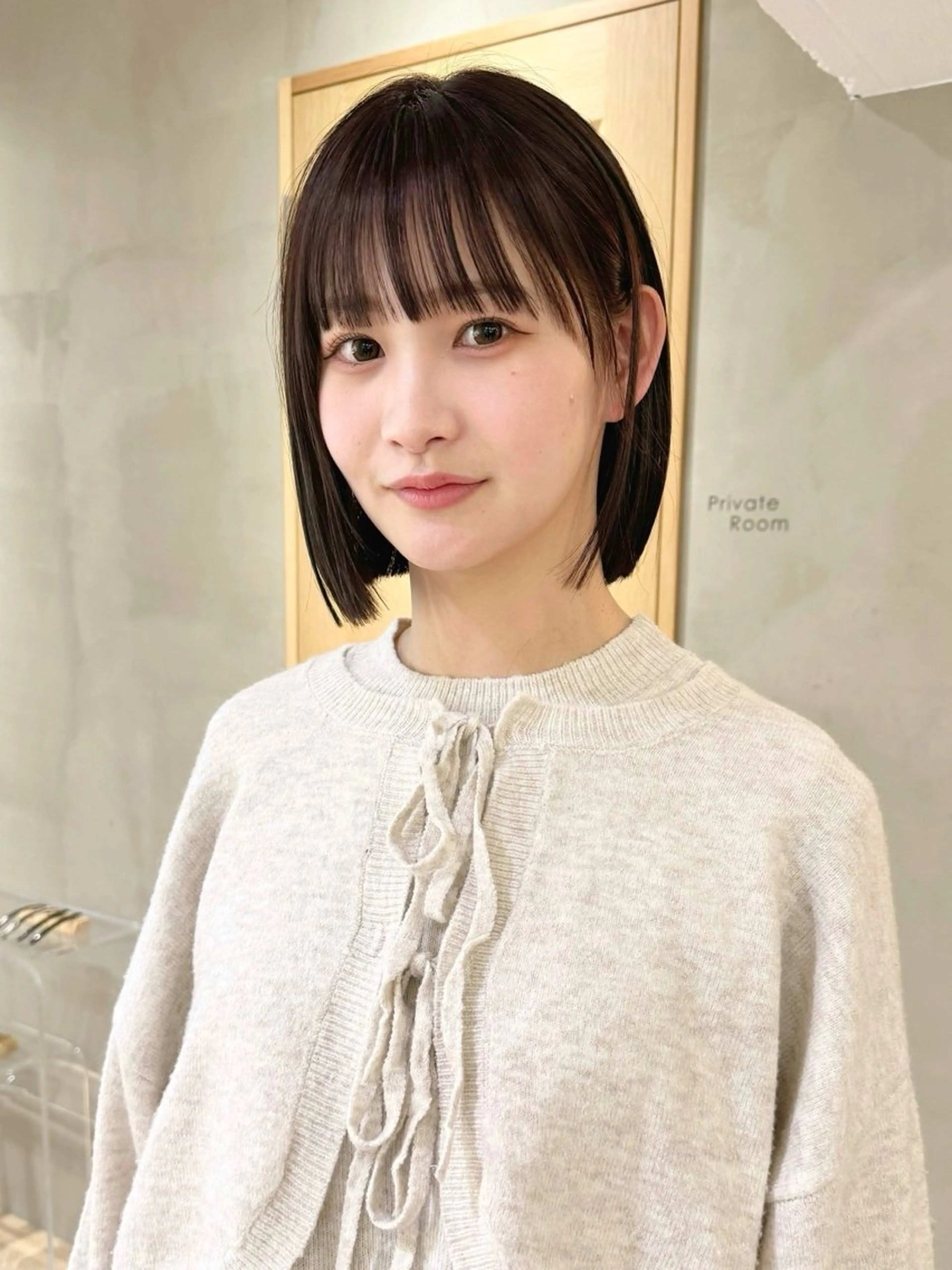 【ミニモ学割】✨透明感カラークーポン✨　　グレージュ/オリーブ/ベージュ/暖色カラーの写真