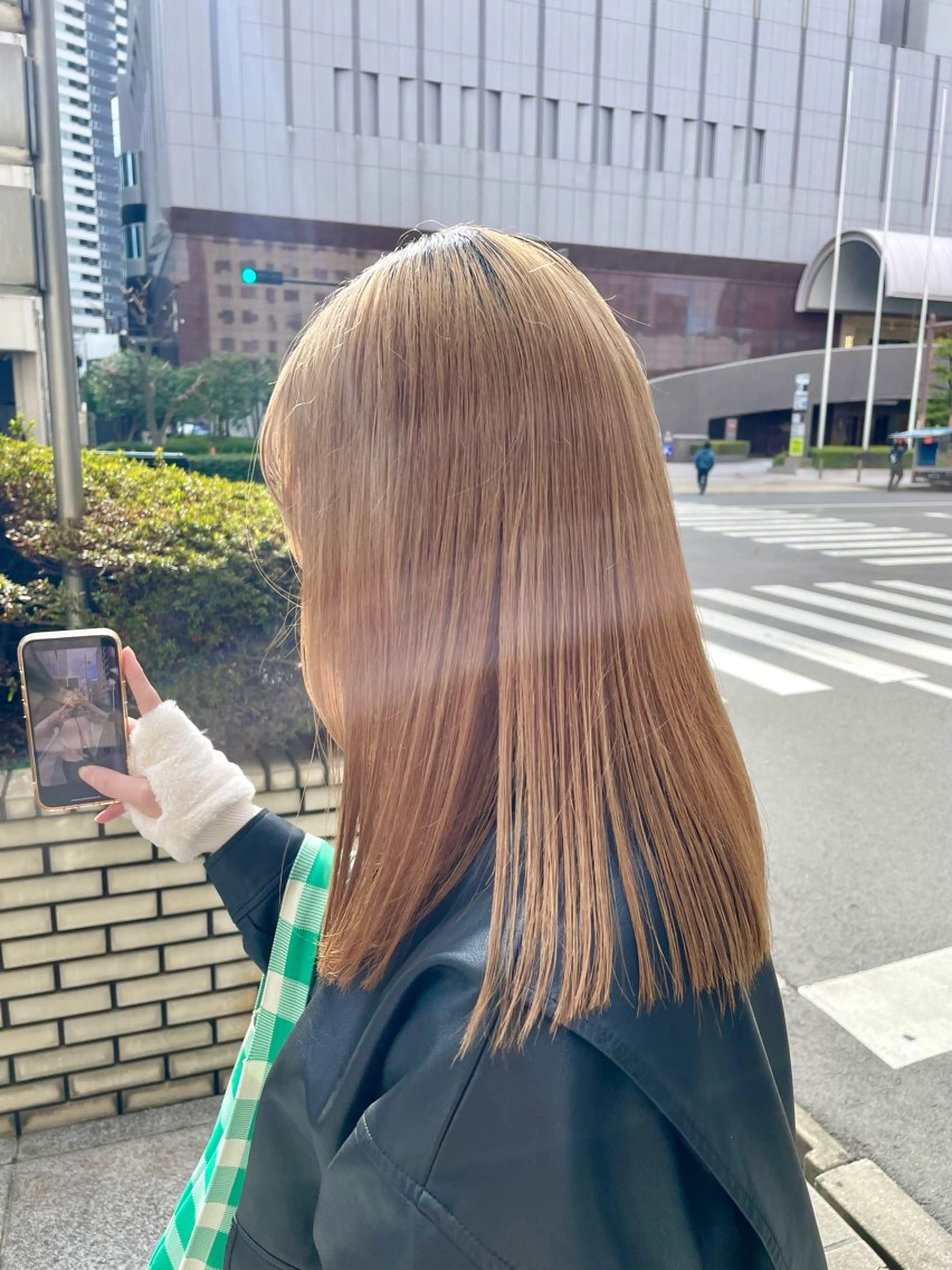 ロング カラー パーマ ヘアアレンジ ERINA/レイヤー /梅田のヘアスタイル