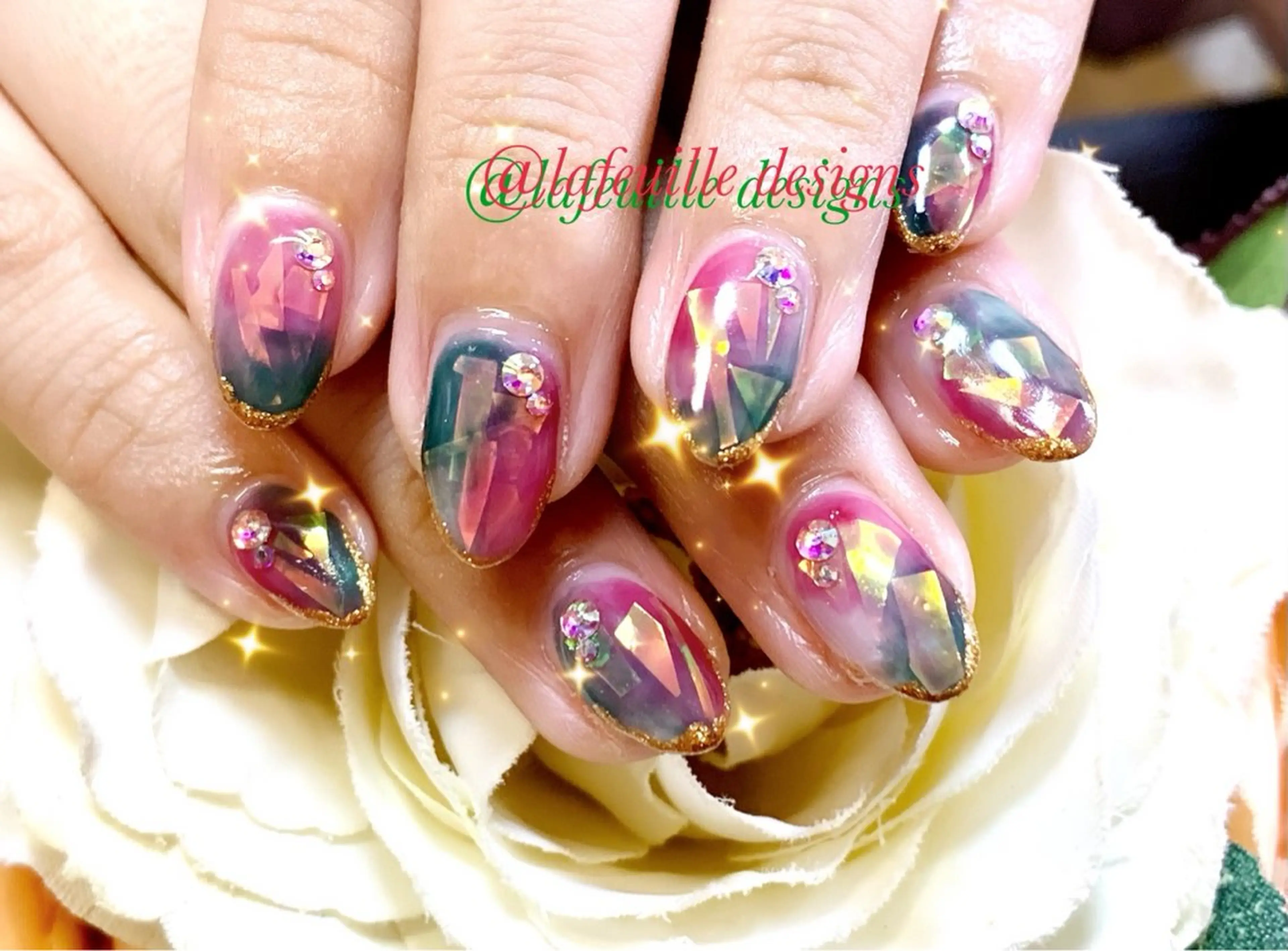 ネイル サロンドラフィーユ LAFEUILLEのネイルデザイン