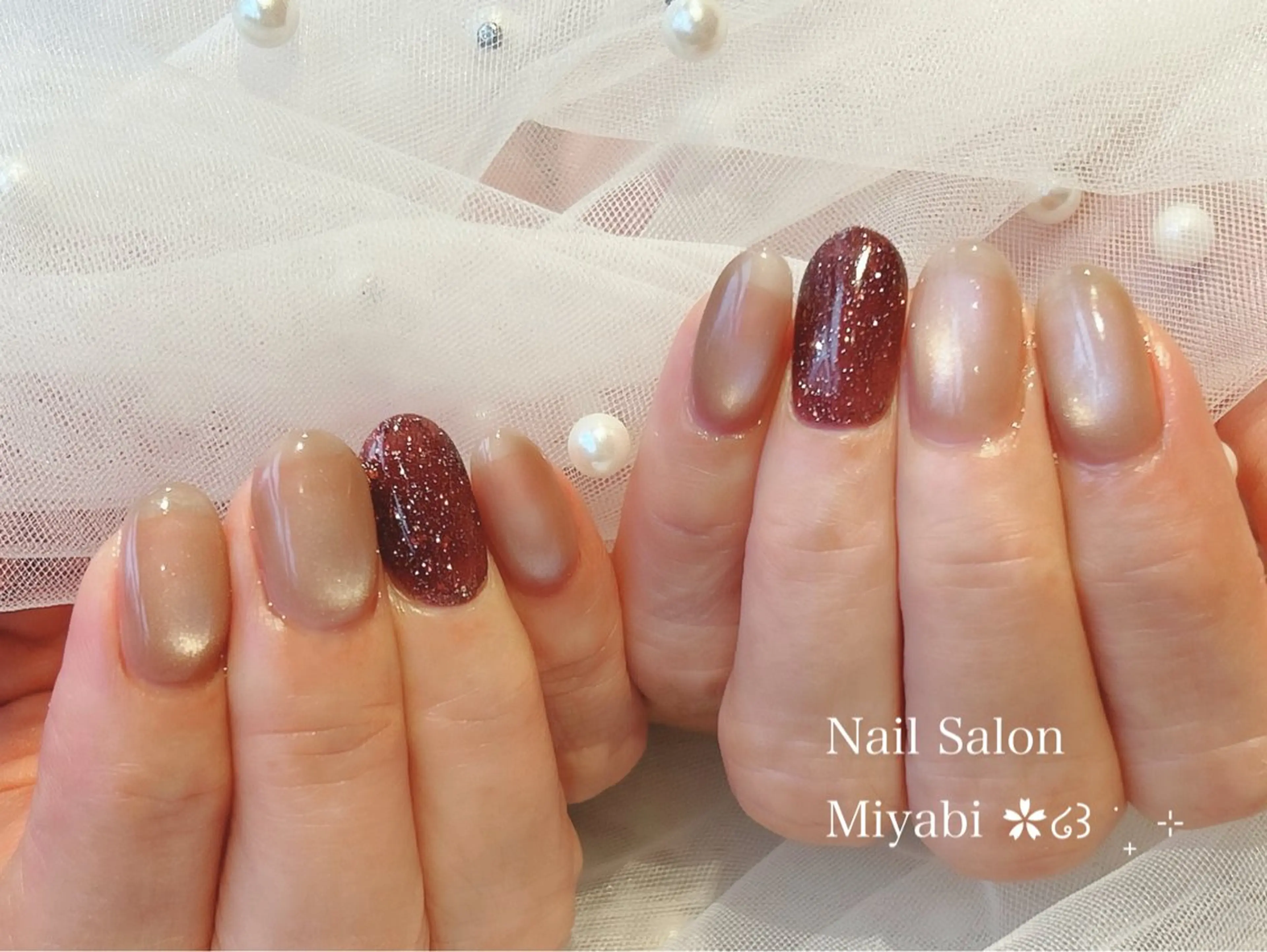ネイル フラッシュネイル マグネットネイル Nail Salon Miyabi所属・当日予約OK🫶🏻 Mai *のネイルデザイン