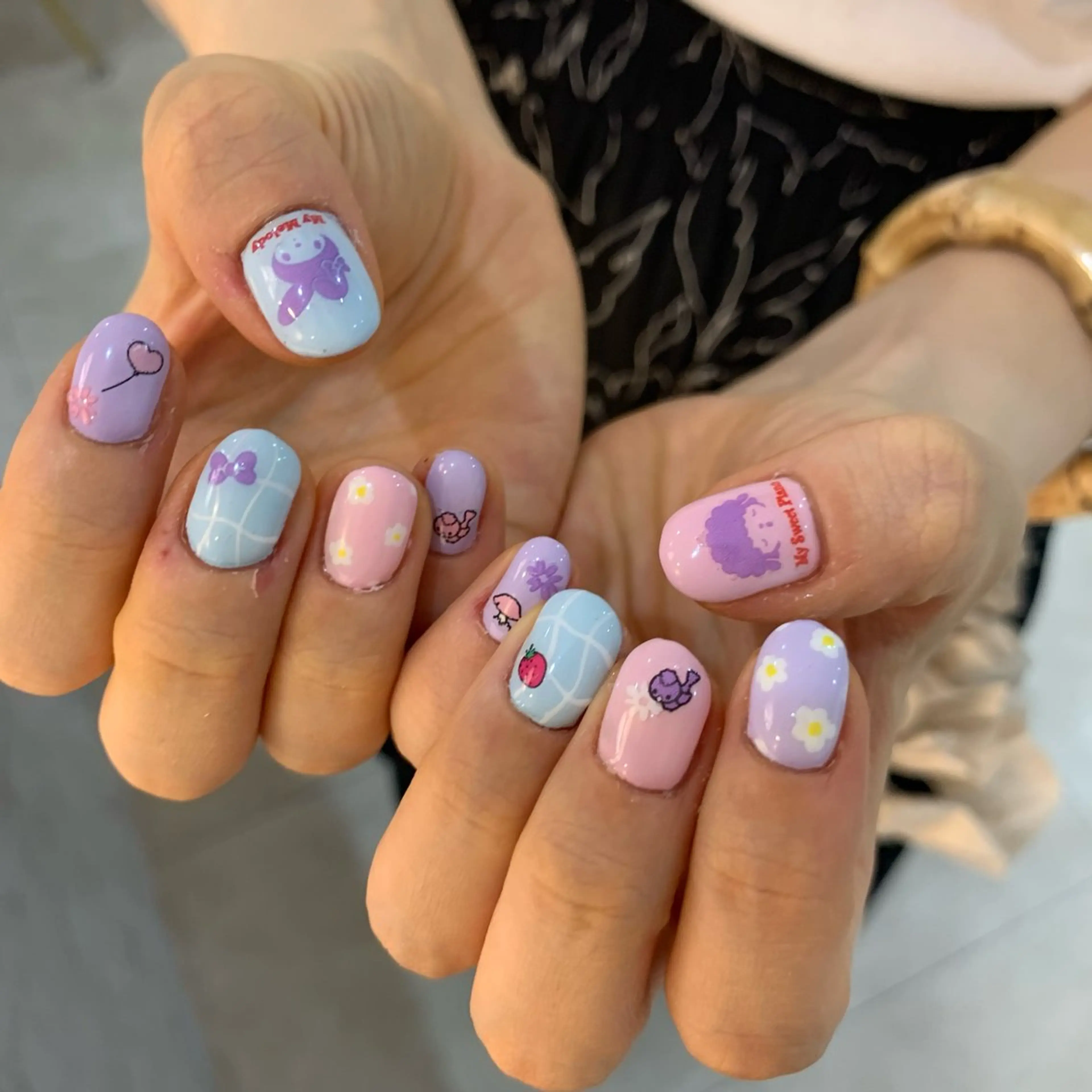 ネイル ハンドネイル フットネイル ゆびノさき茨木店 ニュアンス/アートのネイルデザイン