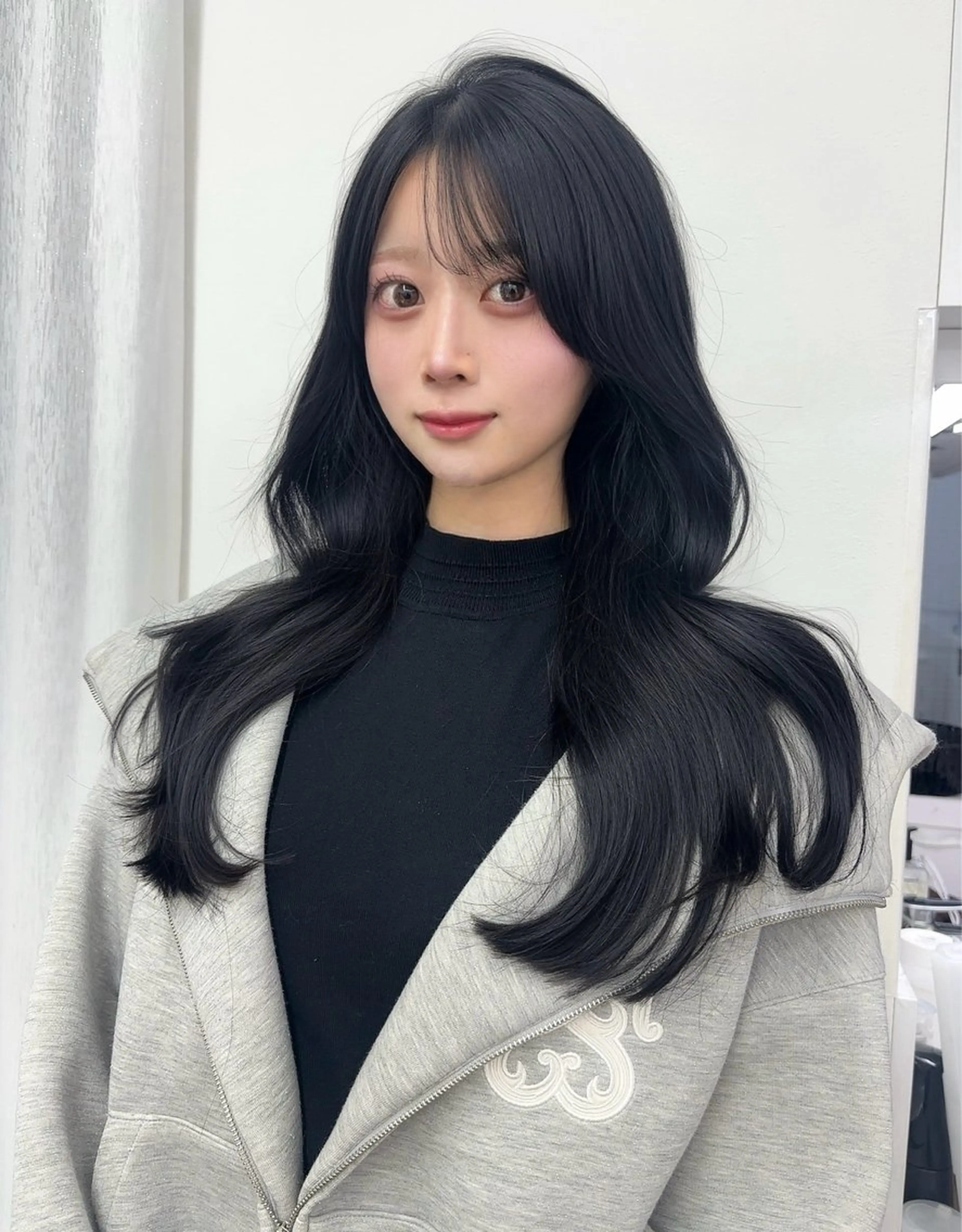 カット+ケアカラー+シナジーミドルダメージtrの写真