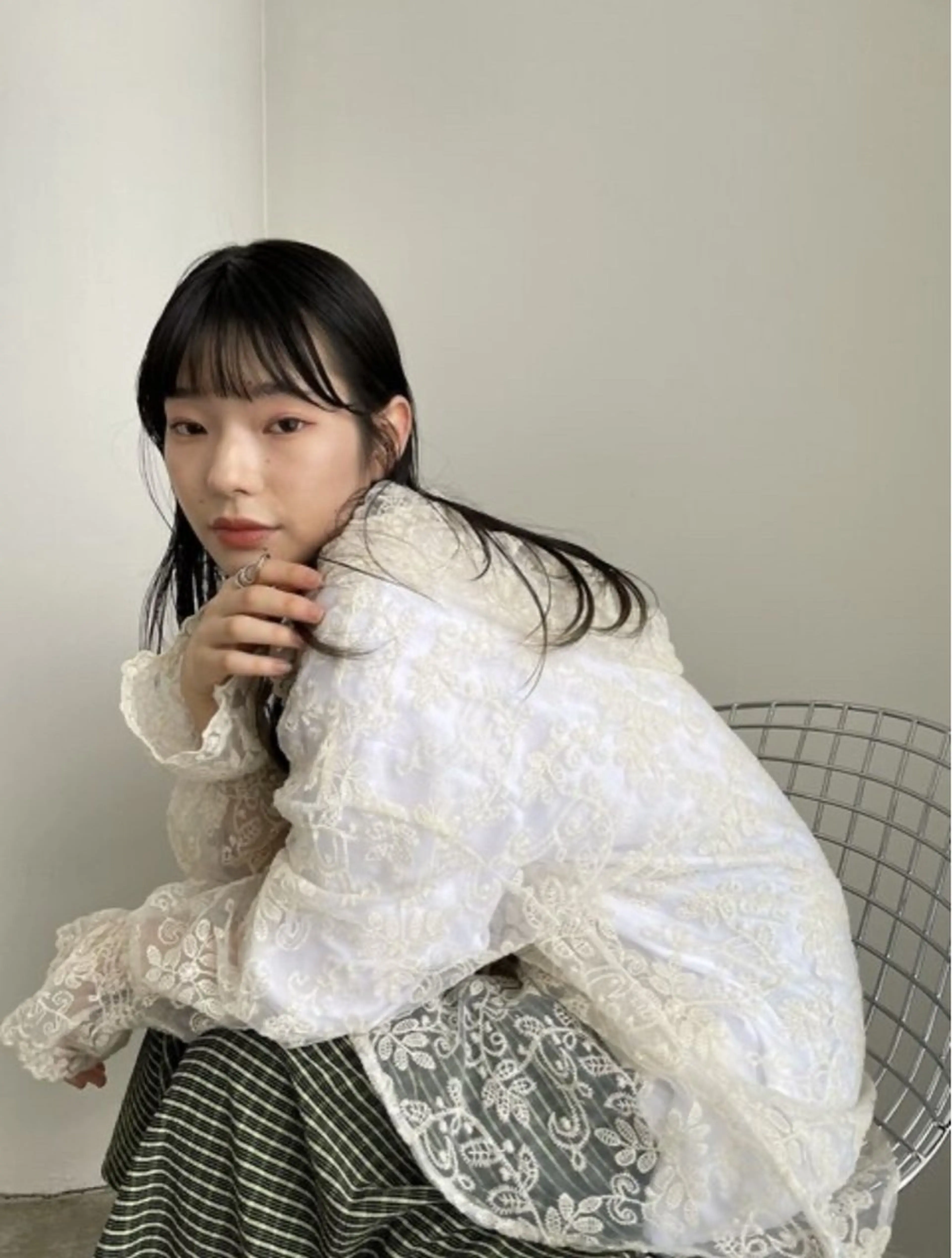 ロング カット トリートメント Jr.スタイリスト ヨシノヒメカのヘアスタイル