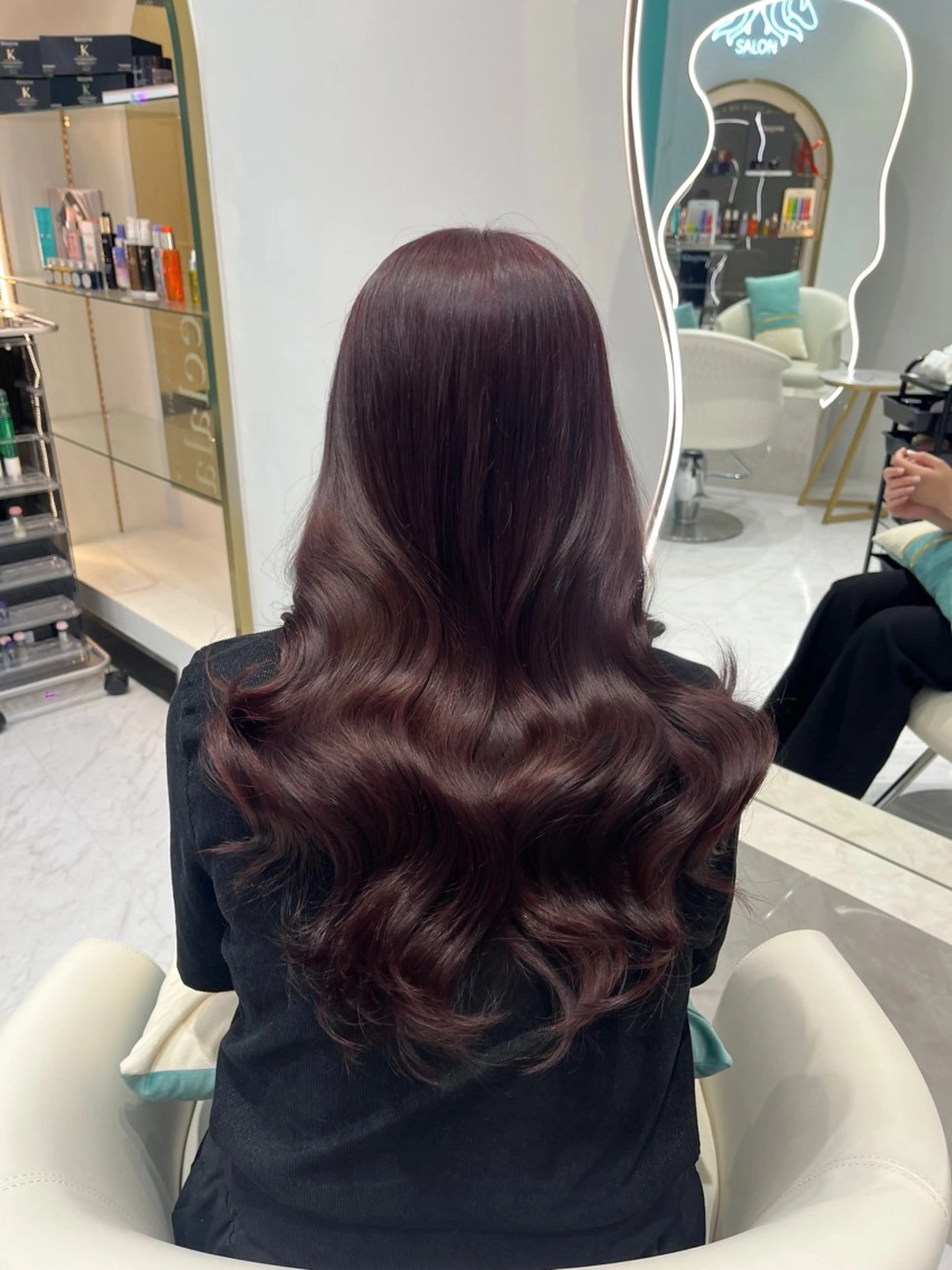 セミロング カット ヘアカラー トリートメント 名古屋/透明感カラー /韓国ヘア/高木梨帆のヘアスタイル