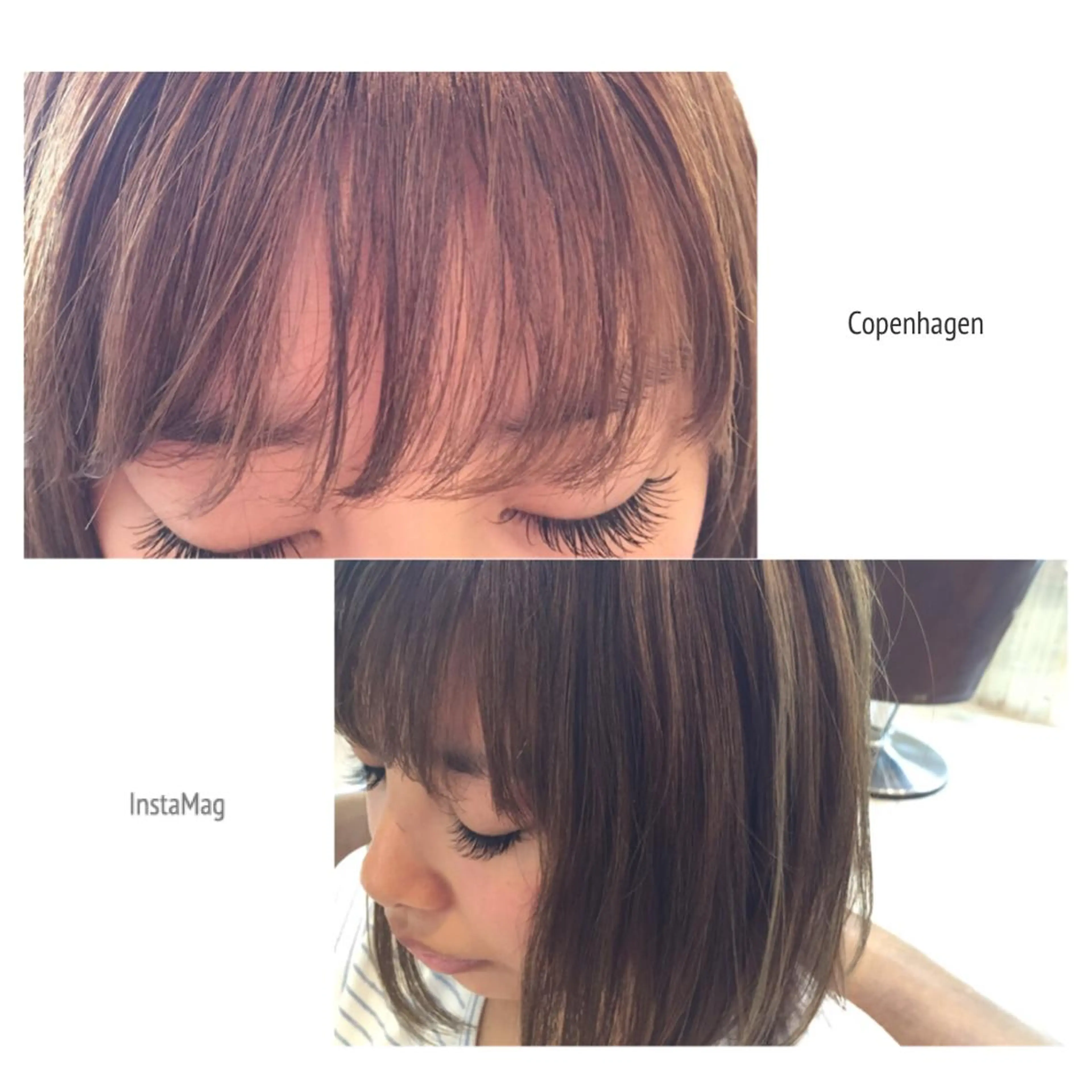 ショート ミディアム カラー ハイライトカラー ボブ ハイライト シースルーバング 福元友梨 ディレクター✂️のヘアスタイル