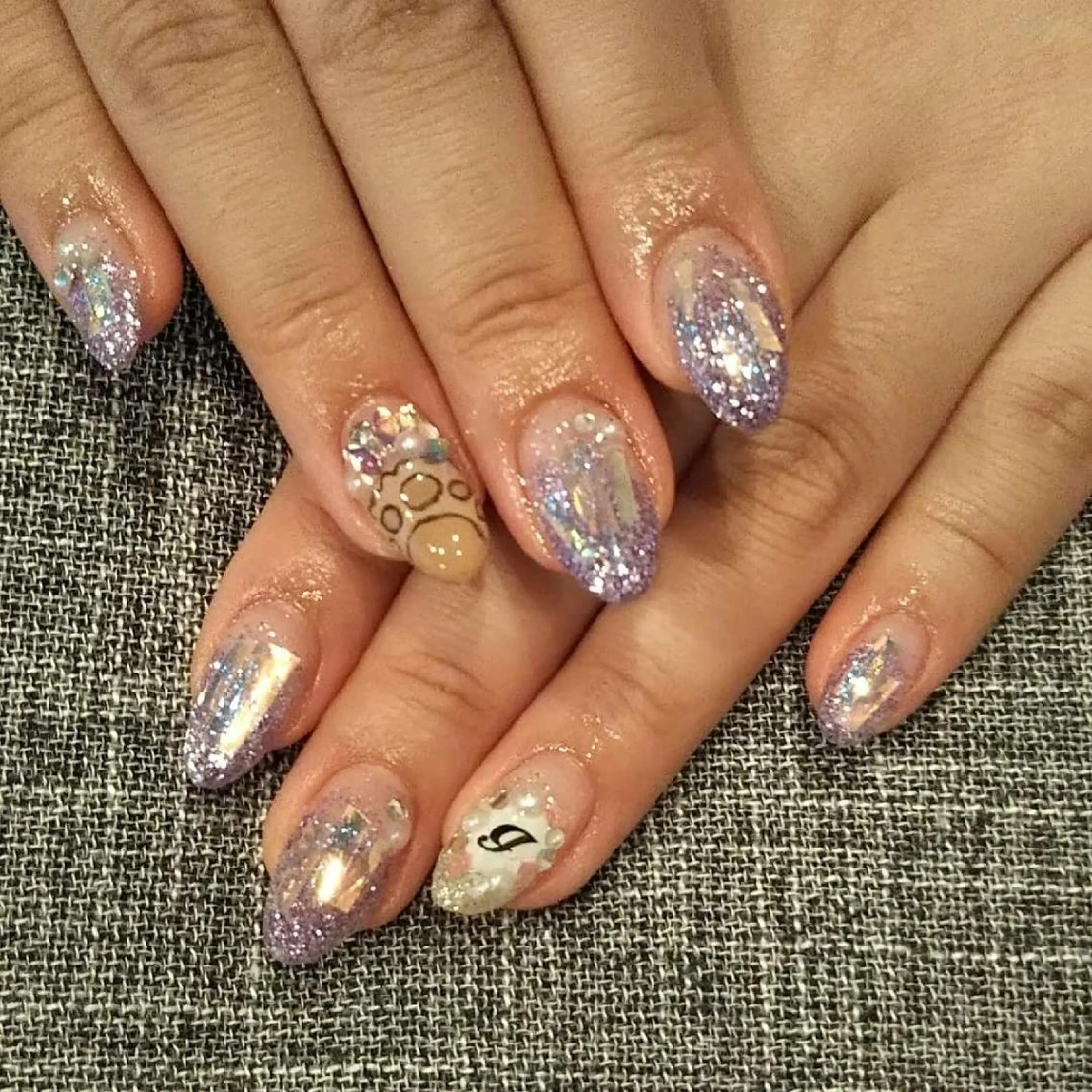 ネイル ラメ(グリッター) private salon mieのネイルデザイン