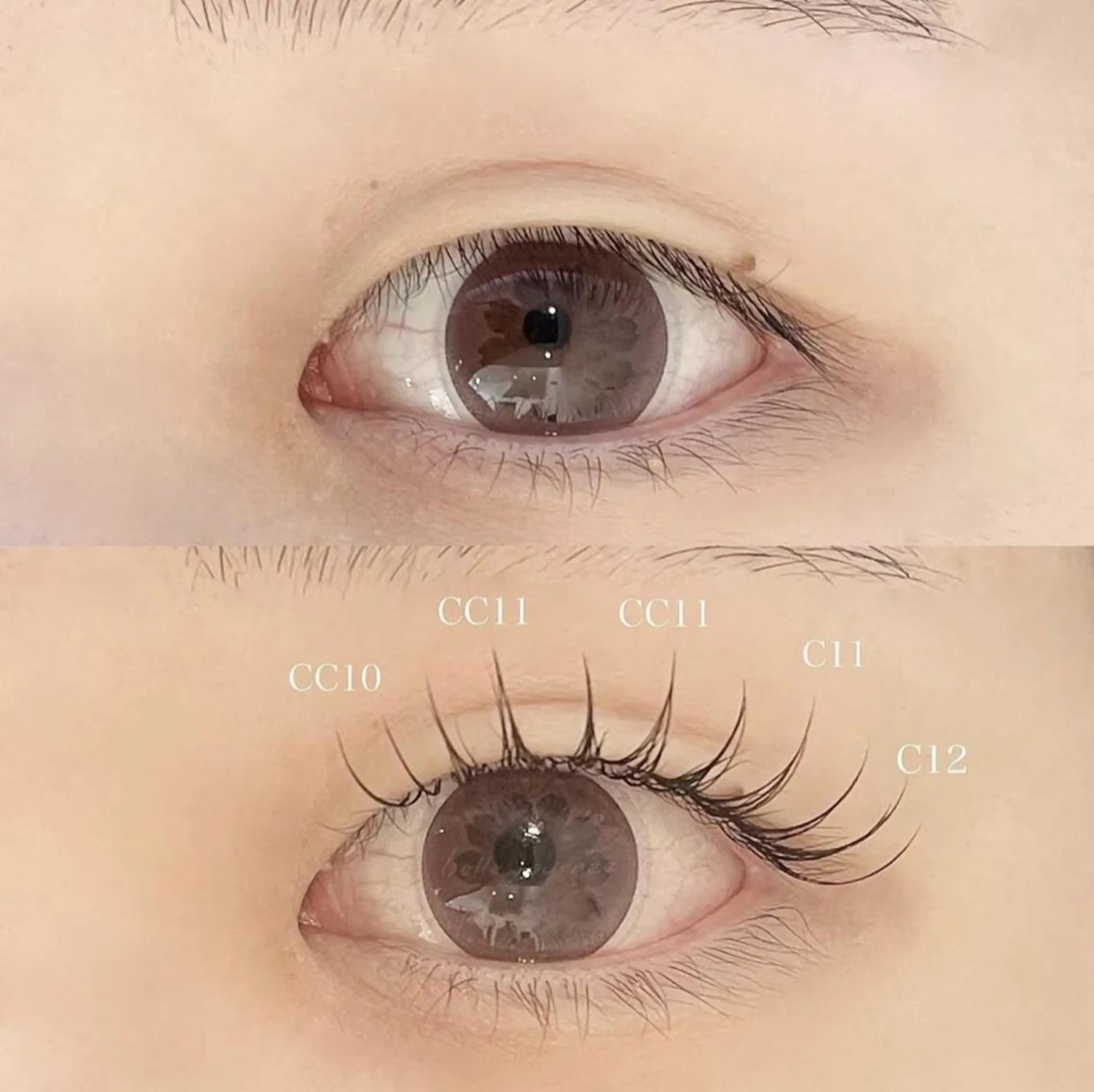 マツエク・マツパ Angebelle Ginzaのマツエク・マツパデザイン