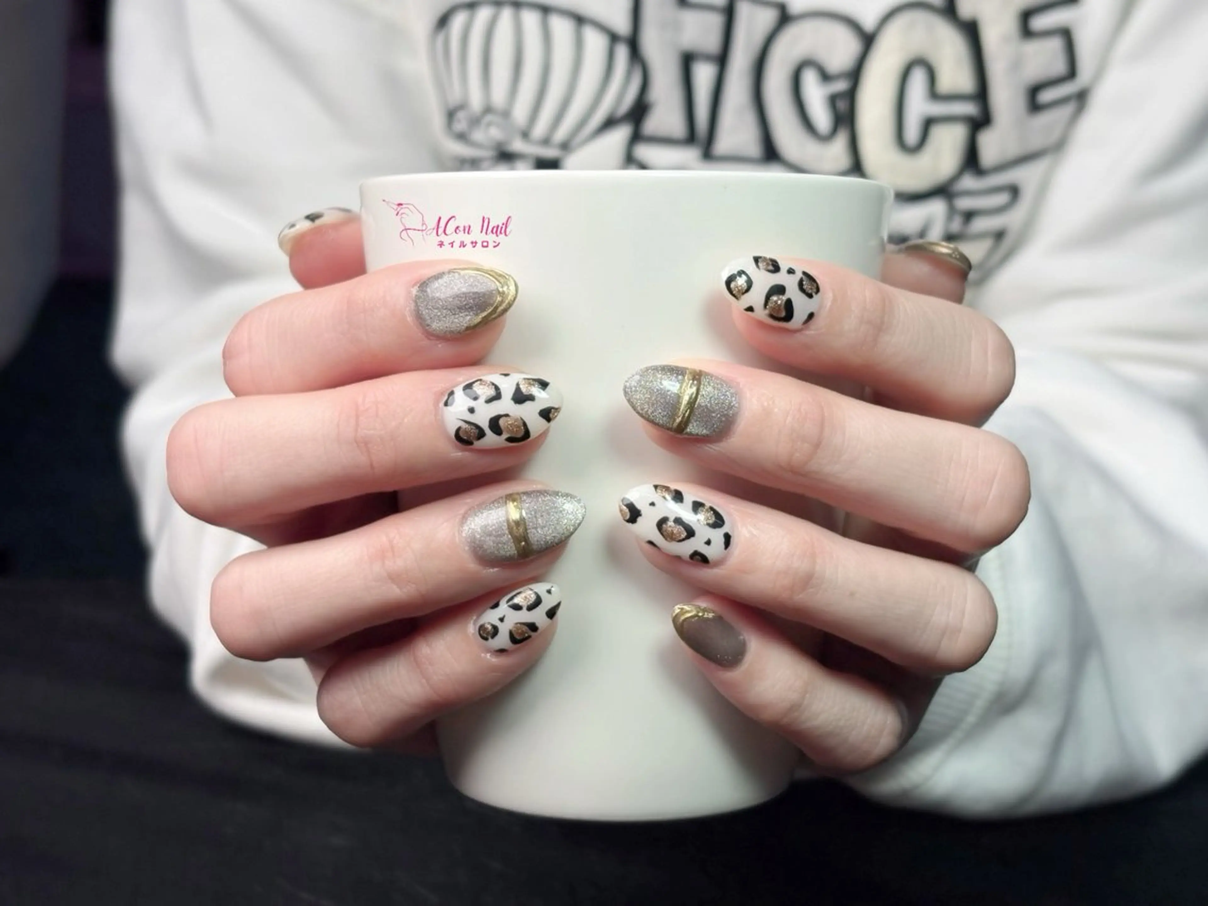 ネイル 桜ネイル 長さ出し フラワーネイル フレンチネイル ジェルネイル ハンドネイル AConNailSalon所属・ACon NailSalonのネイルデザイン