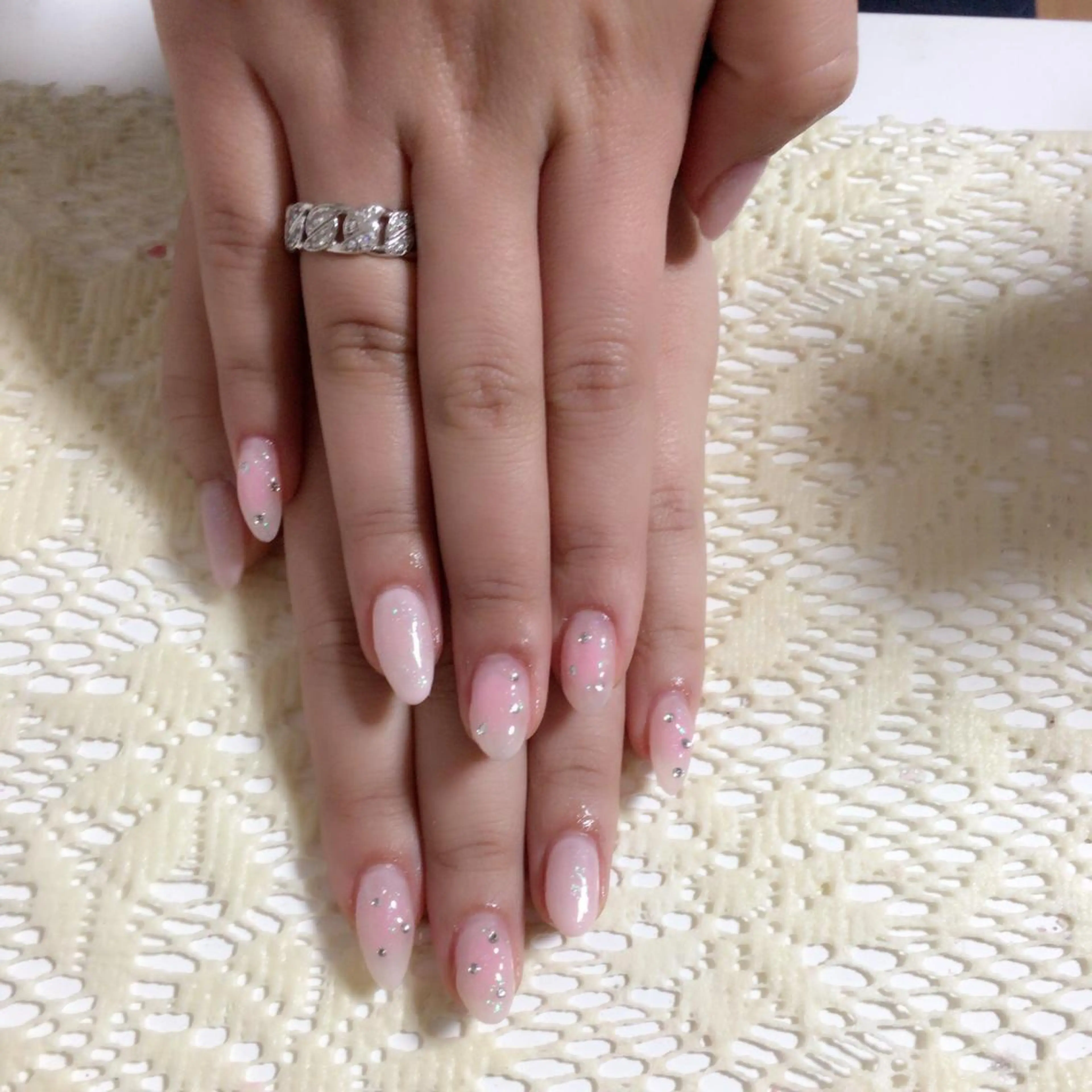 ネイル 長さ出し 藤 あやのネイルデザイン