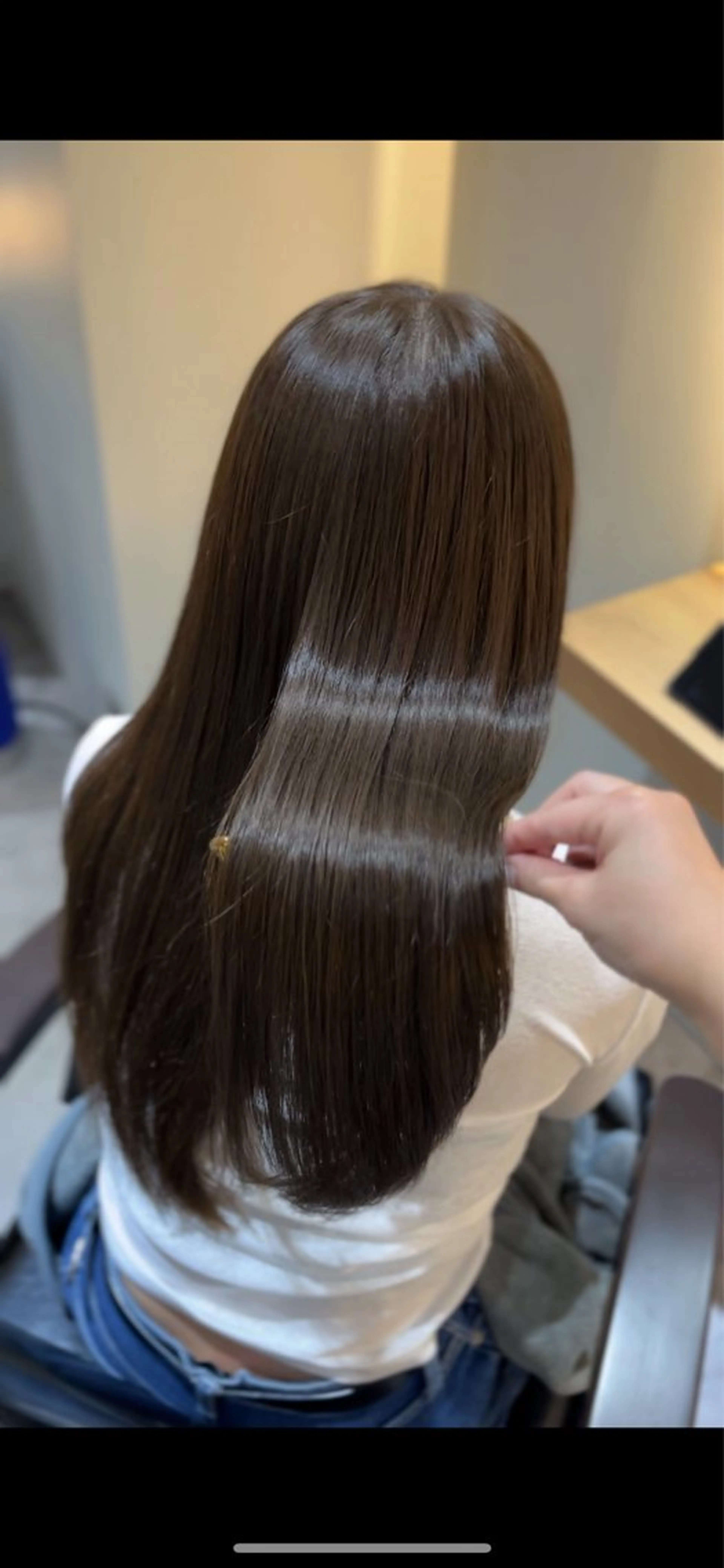 ロング カラー ロングカット/ うる艶カラー/ユイのヘアスタイル