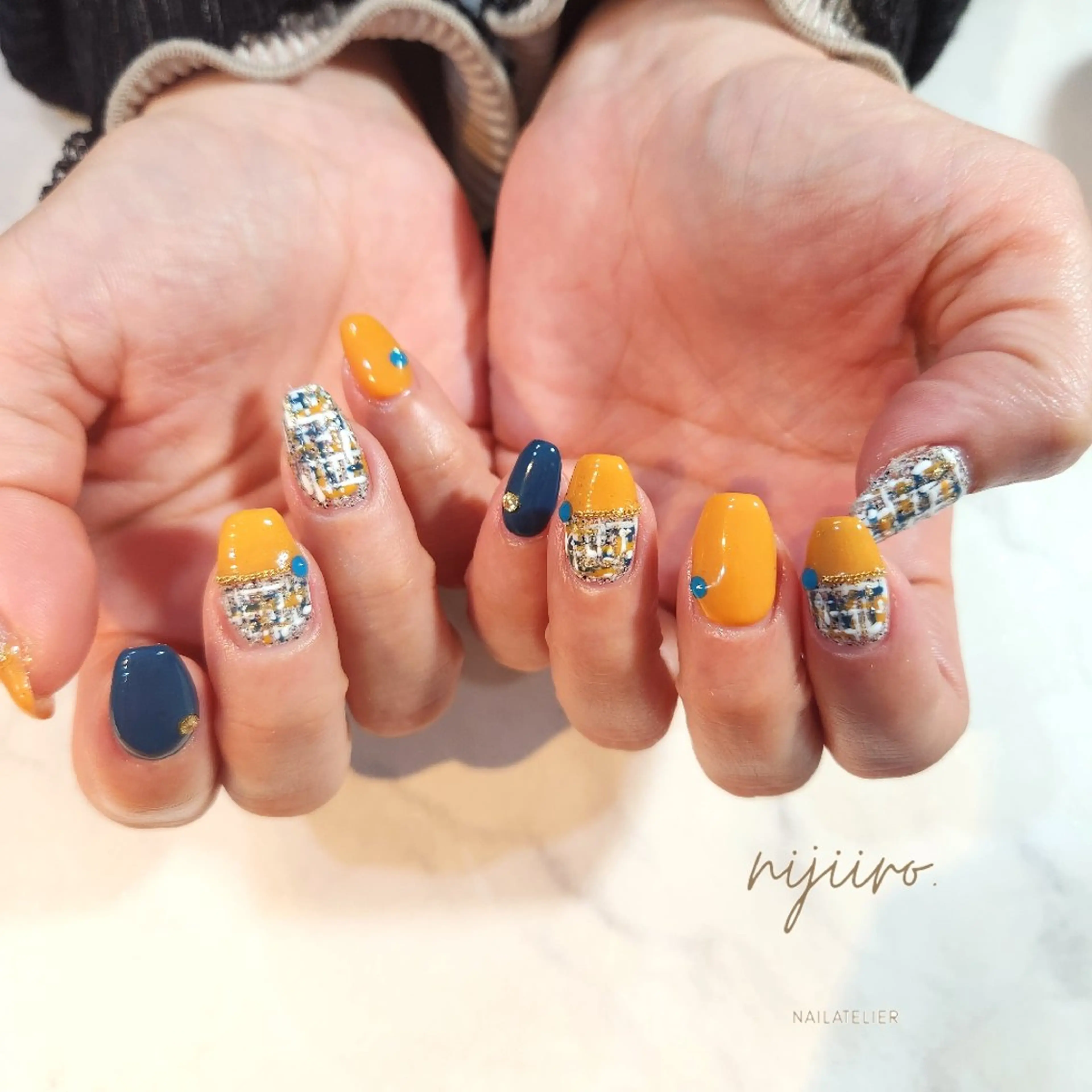 ネイル ハンドネイル nailatelier nijiiro.所属・nijiiro🌈 サトウのネイルデザイン