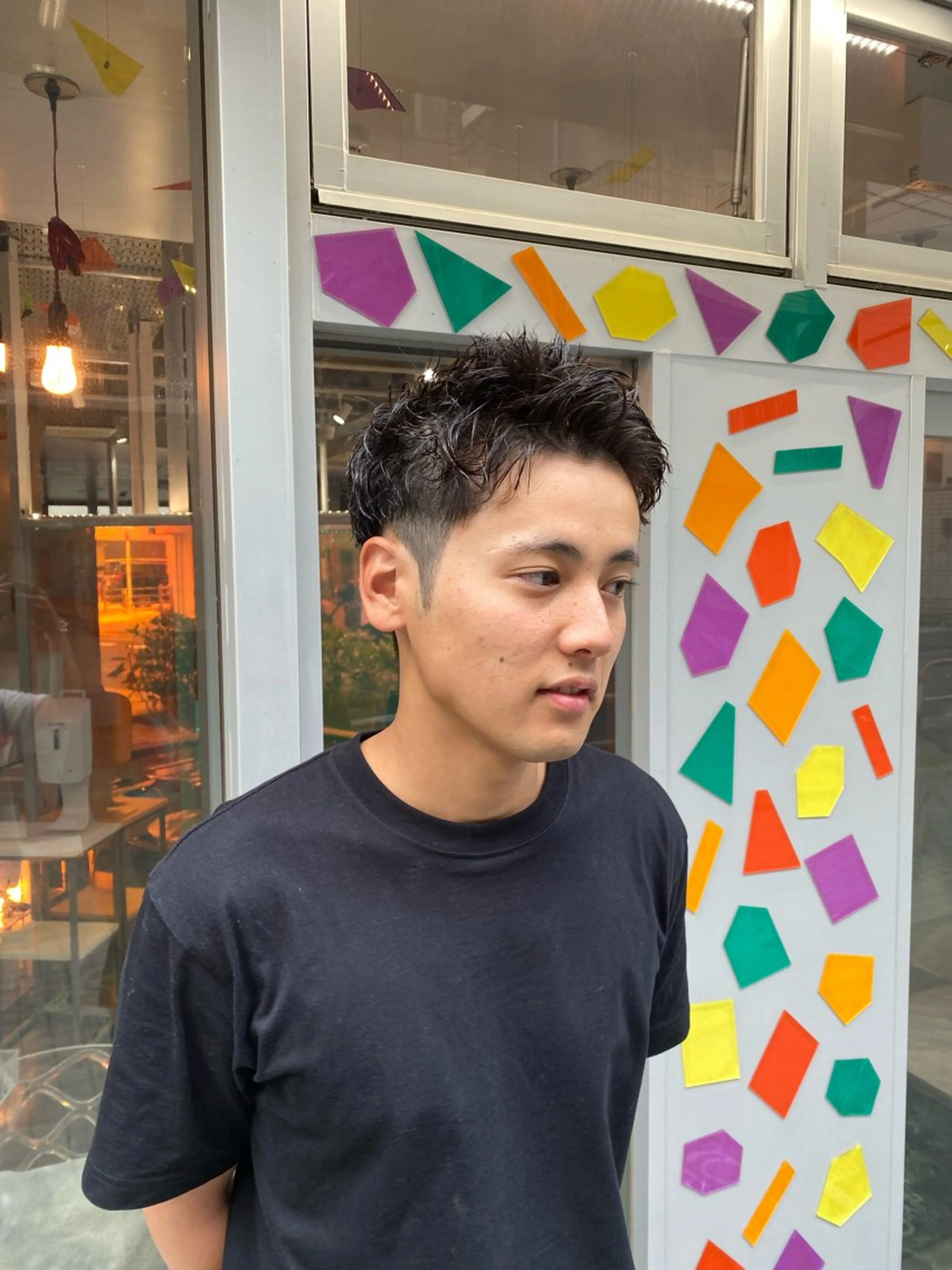 ショート パーマ メンズ メンズパーマ スパイキーショート 刈り上げ ショートヘア カット パーマ Riganuts池袋 Hayato✂︎のヘアスタイル