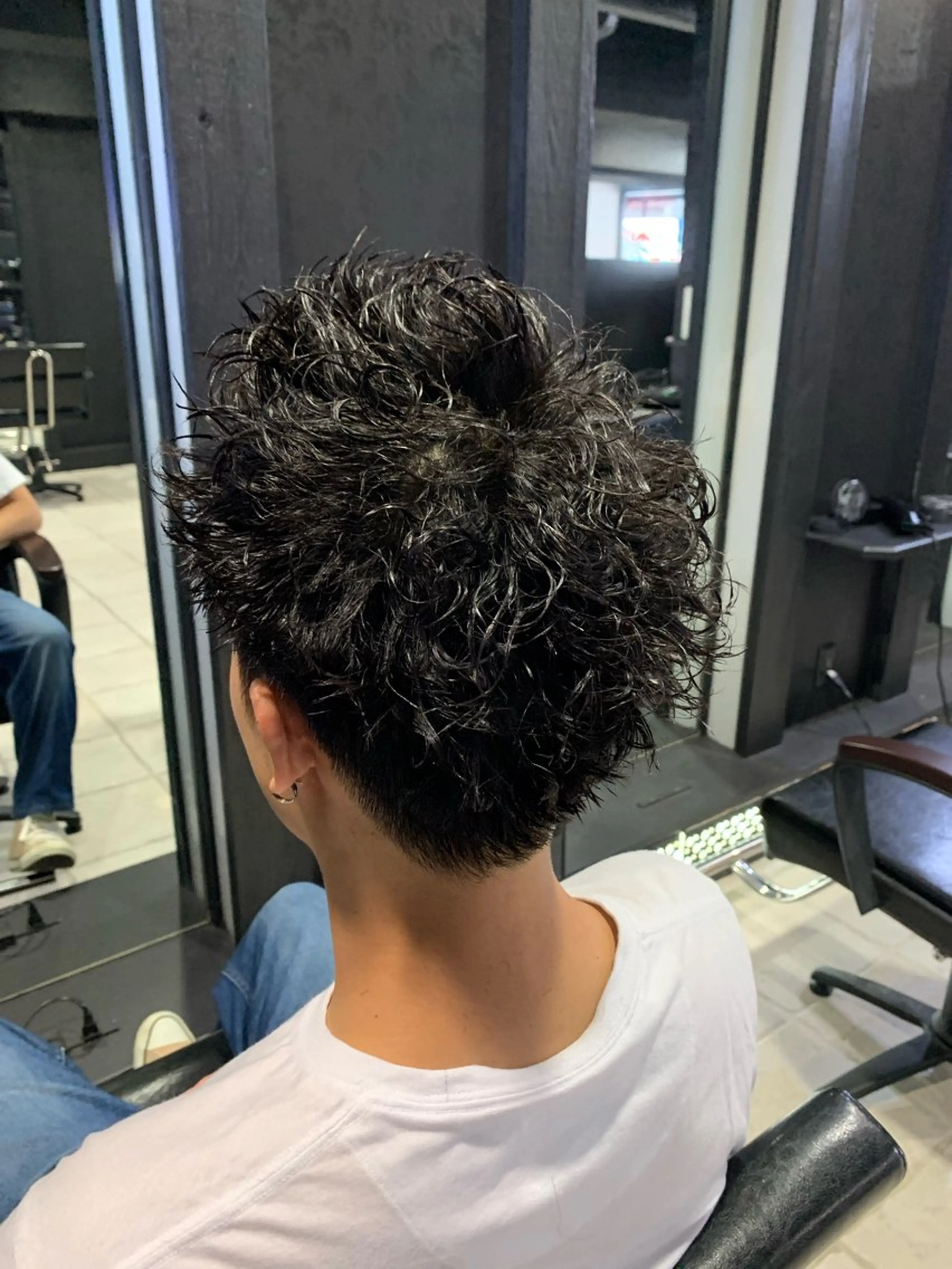 ショート メンズ スパイキーショート ショートヘア カット パーマ トリートメント ヘアセット メンズパーマ/難波/ 心斎橋　室園亮佑のヘアスタイル