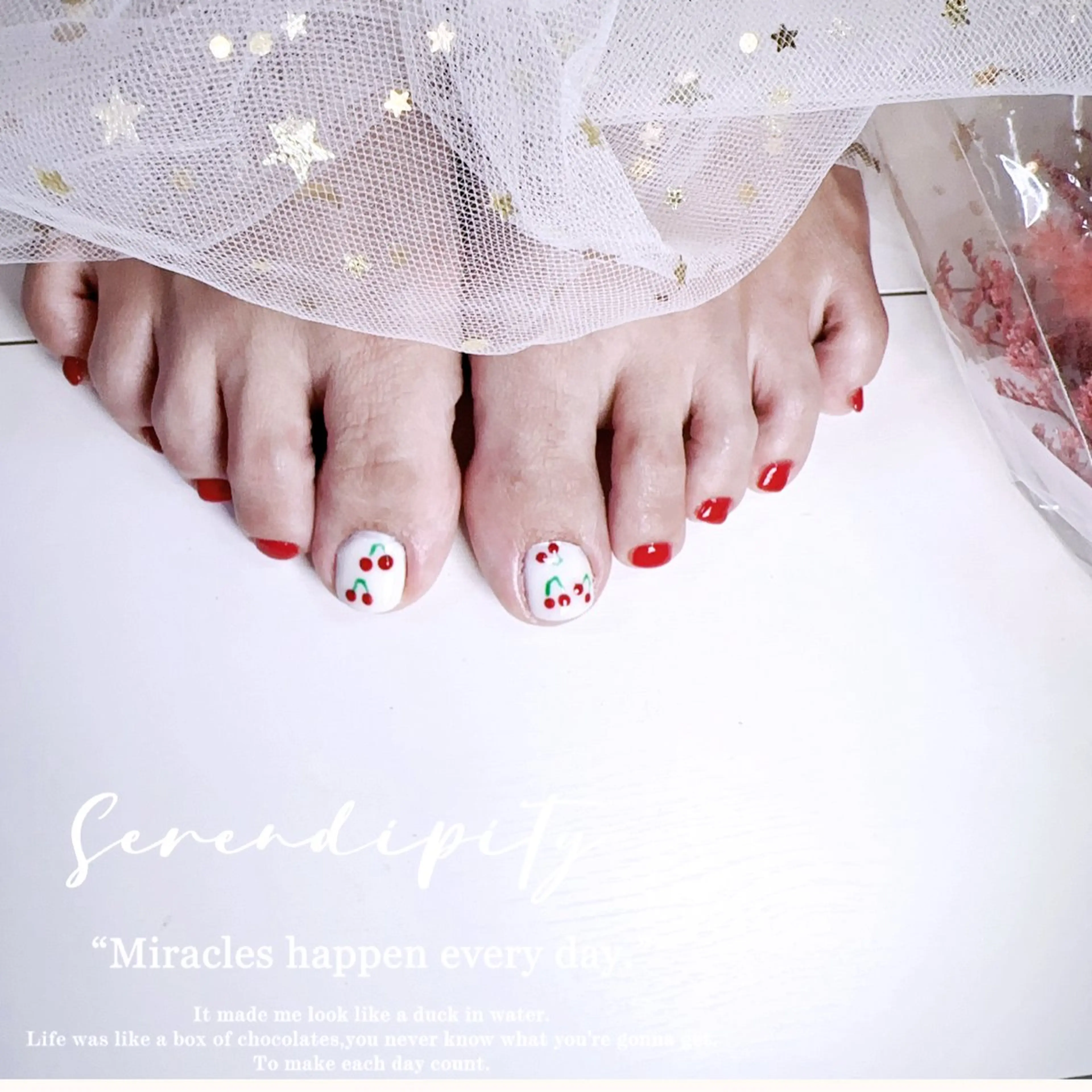 ネイル フットネイル 美人計ネイルサロン所属・中山 美月のネイルデザイン