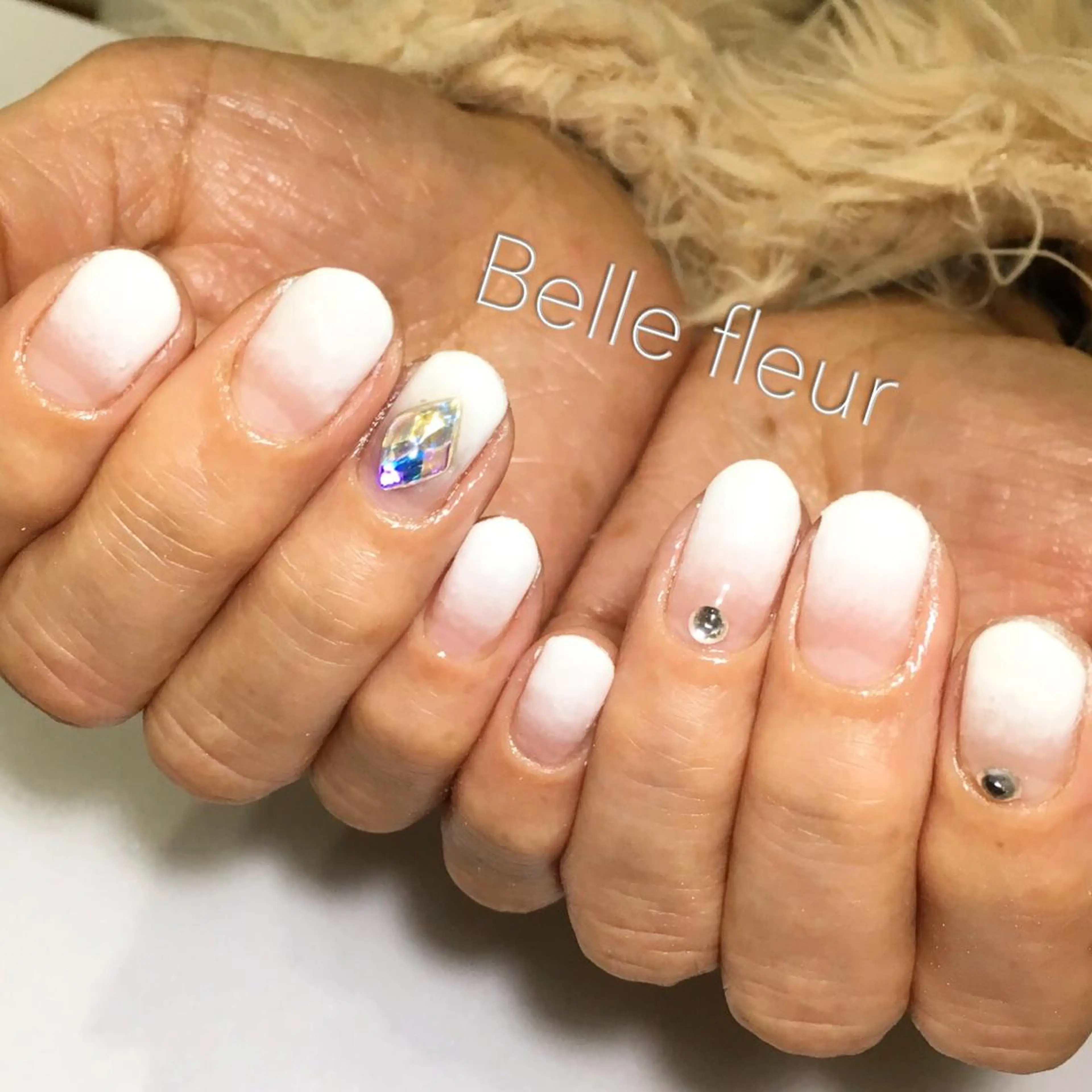 ショート ネイル Belle fleurのネイルデザイン