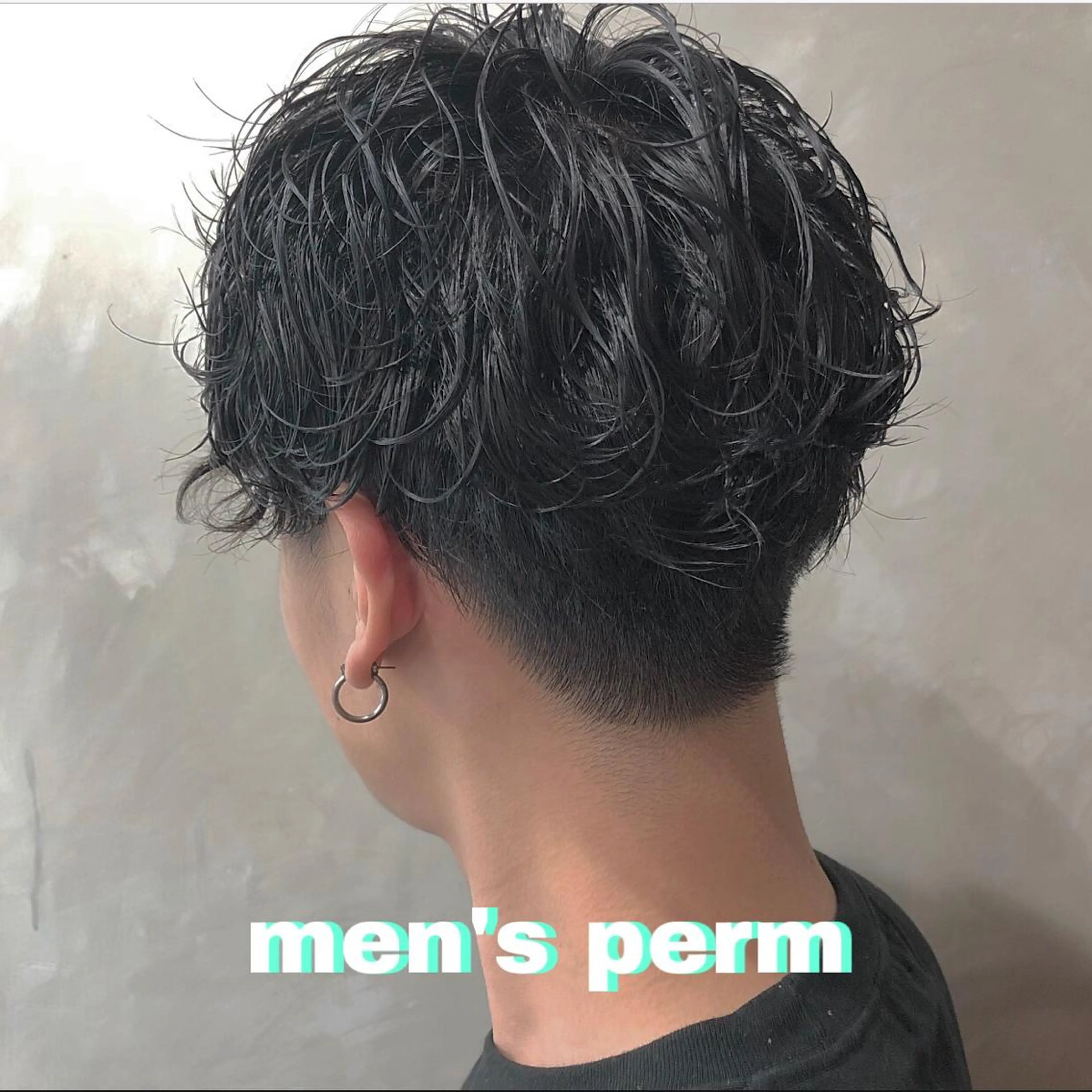 パーマ メンズ CLUTCH天王寺 西藤遥河のヘアスタイル