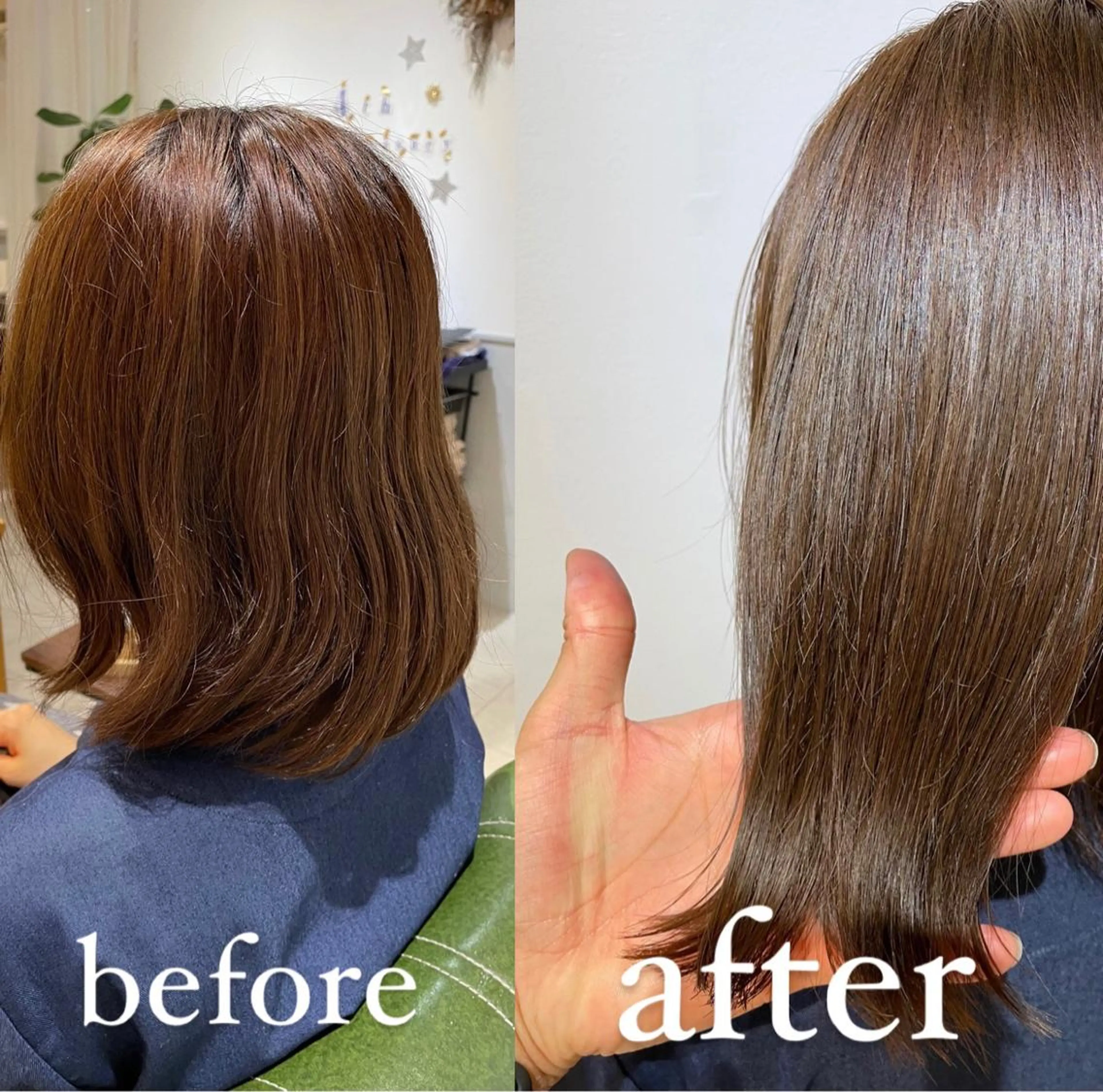 ミディアム カラー ベージュカラー カット ヘアカラー トリートメント 過去一の柔髪ヘア 🌿IVYjoureのヘアスタイル