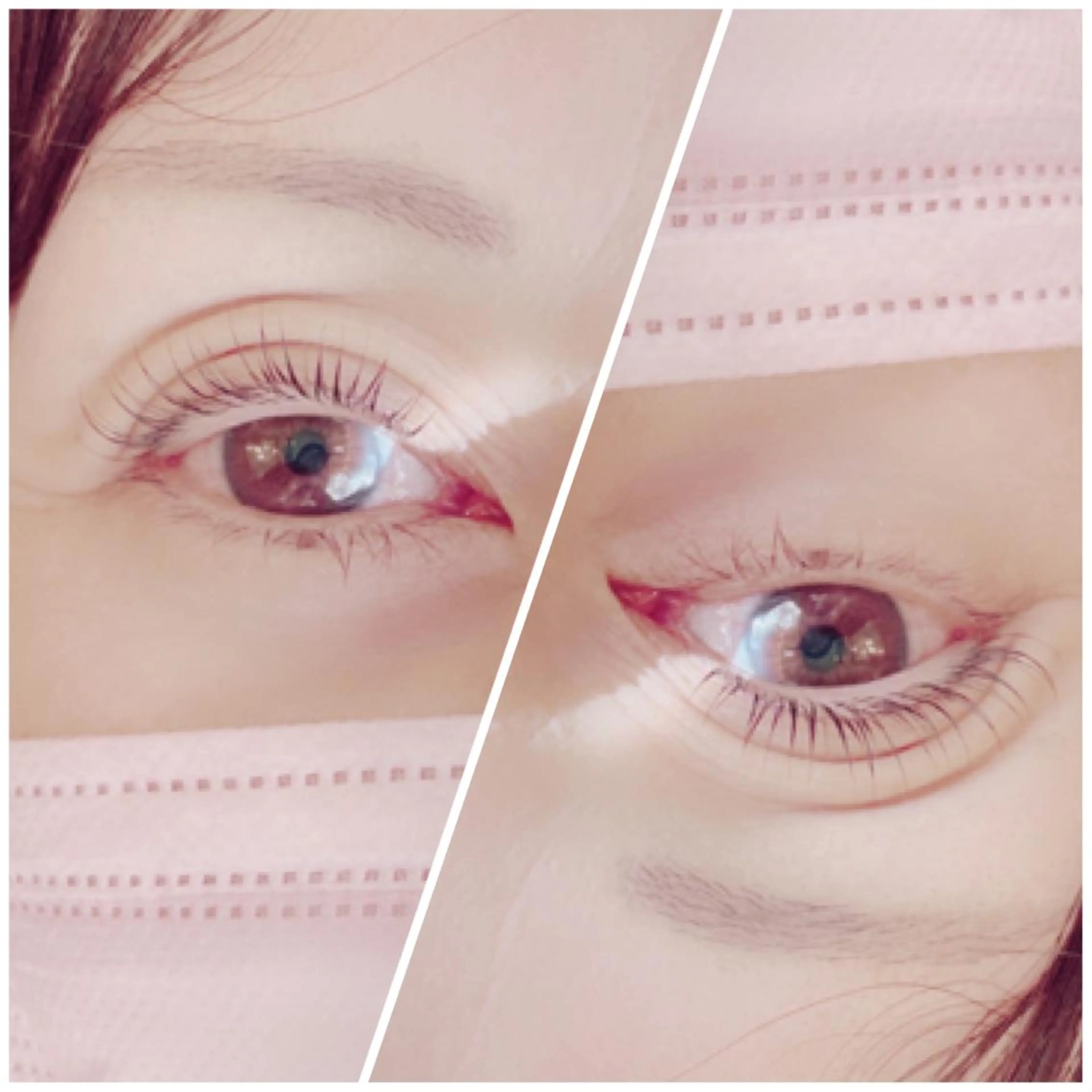 マツエク・マツパ カラーマツエク フラットラッシュ 韓国風マツエク パリジェンヌラッシュリフト まつげパーマ オーダーメイドまつげ ＆まゆげ.RIKAのマツエク・マツパデザイン