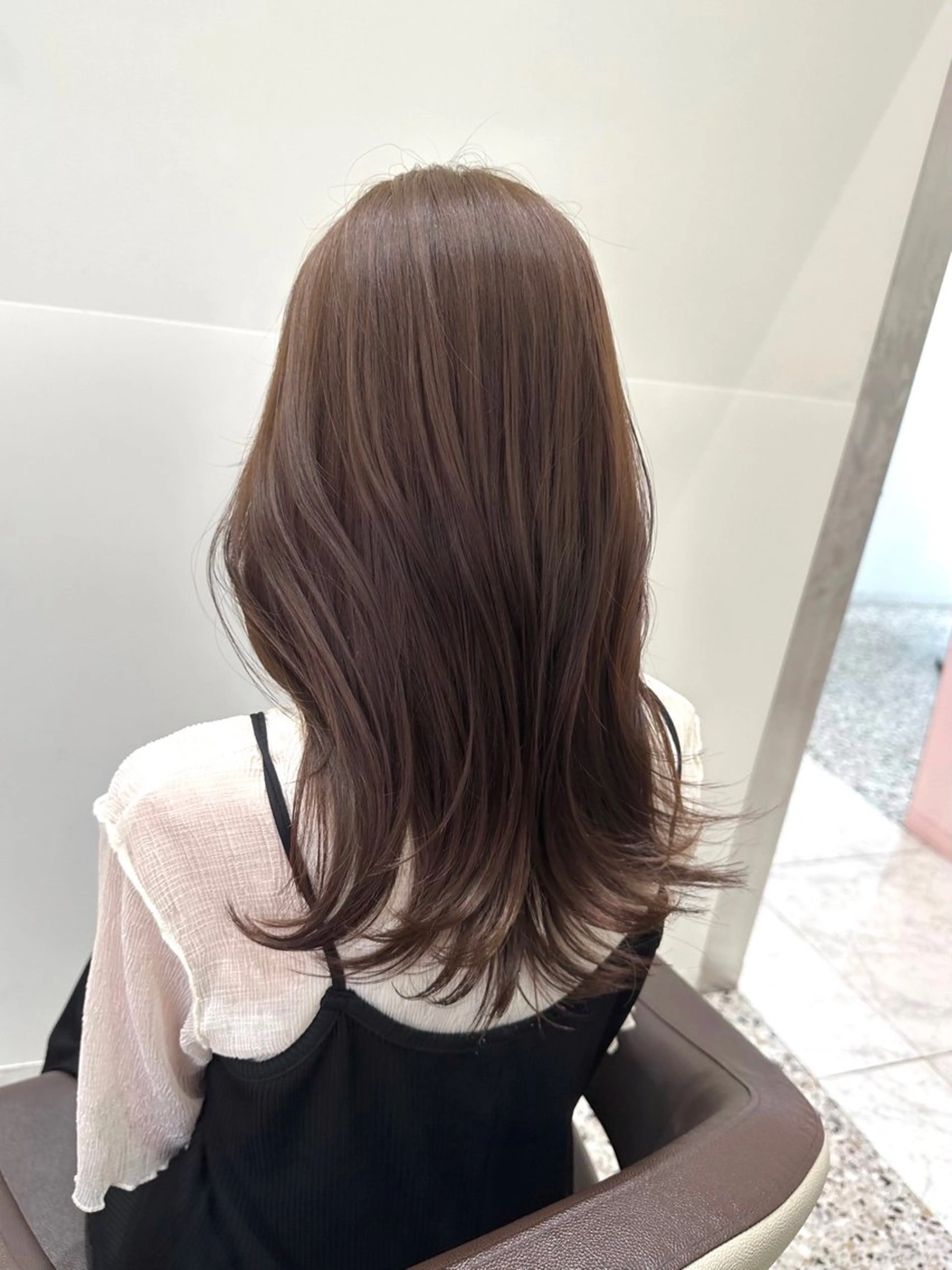 ロング カラー 透明感カラー レイヤーカット レイヤー/ハッシュ 渋谷/サッタのヘアスタイル