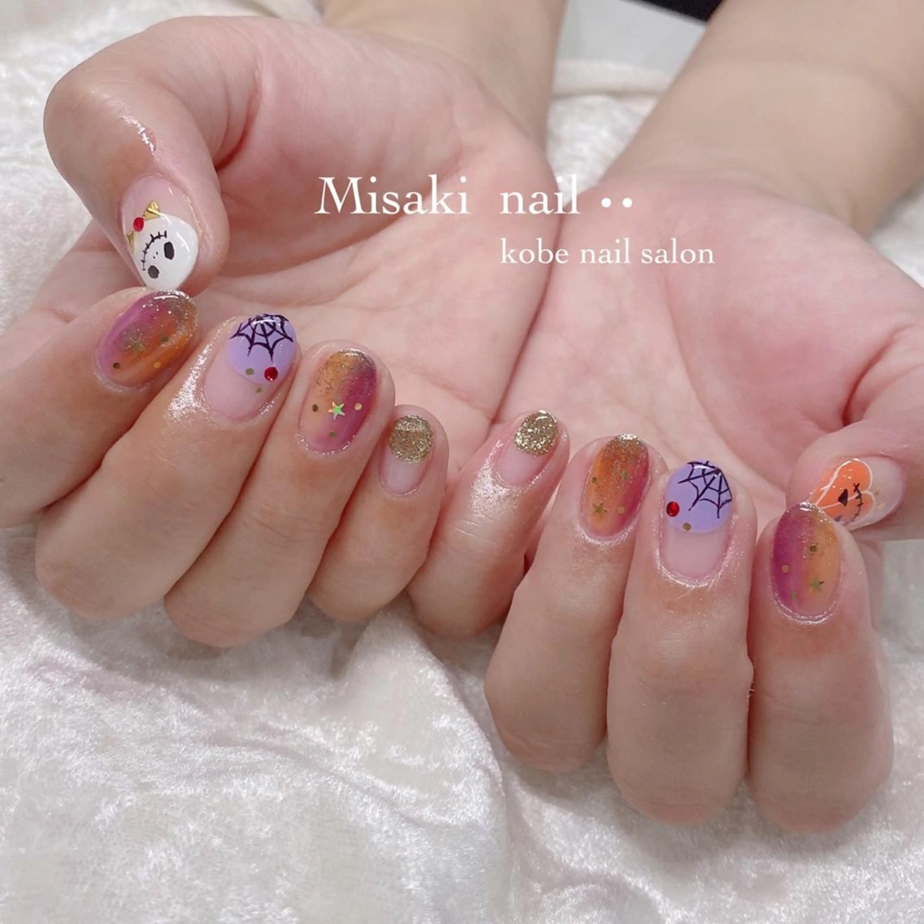 ネイル 韓国ネイル ワンホンネイル ハンドネイル nailsalon miinailsのネイルデザイン