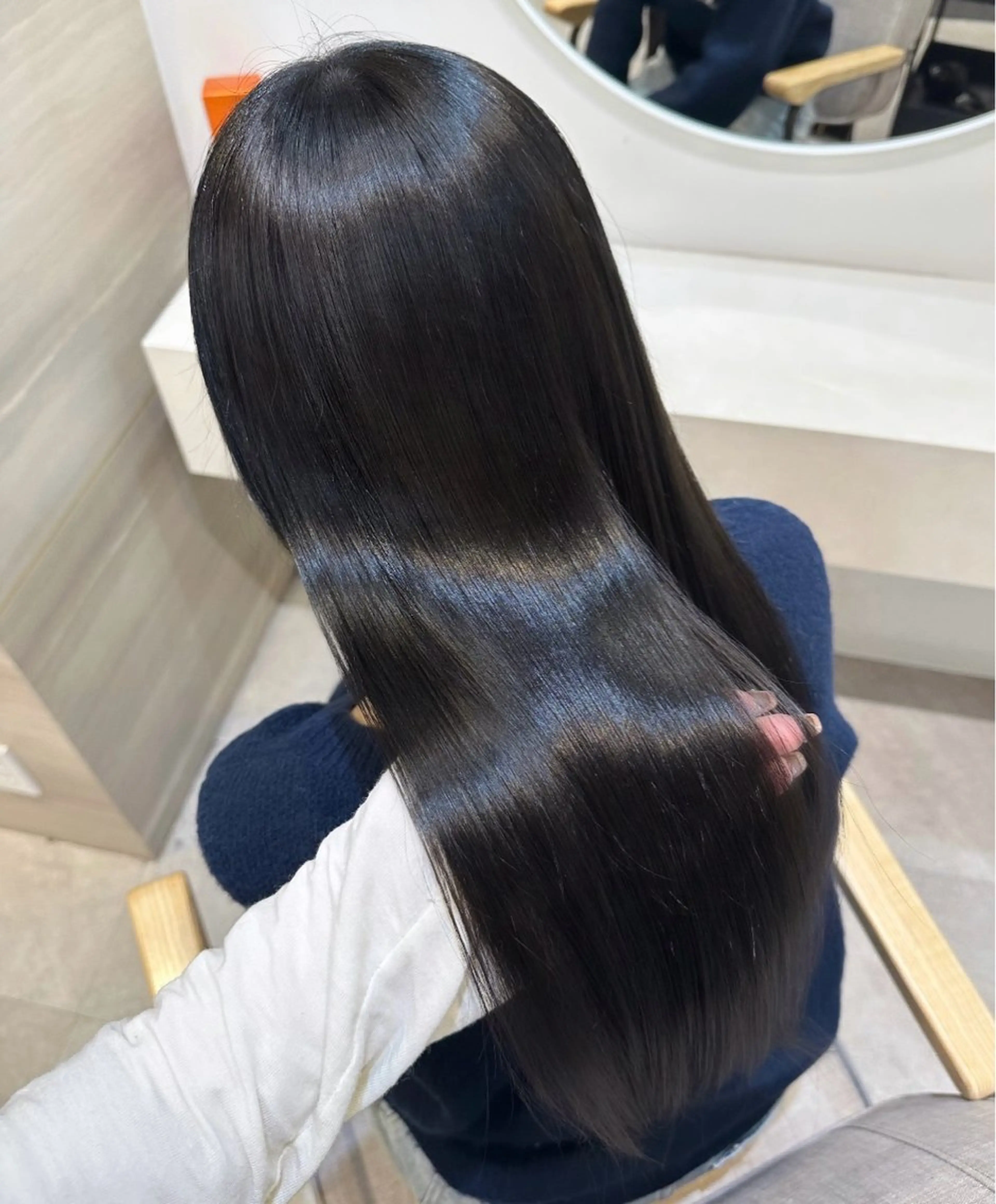 【🫧ご新規様限定🫧】　つやつや縮毛矯正➕ハホニコ高保湿Tr✨　必ず詳細ご覧ください🙂‍↕️の写真