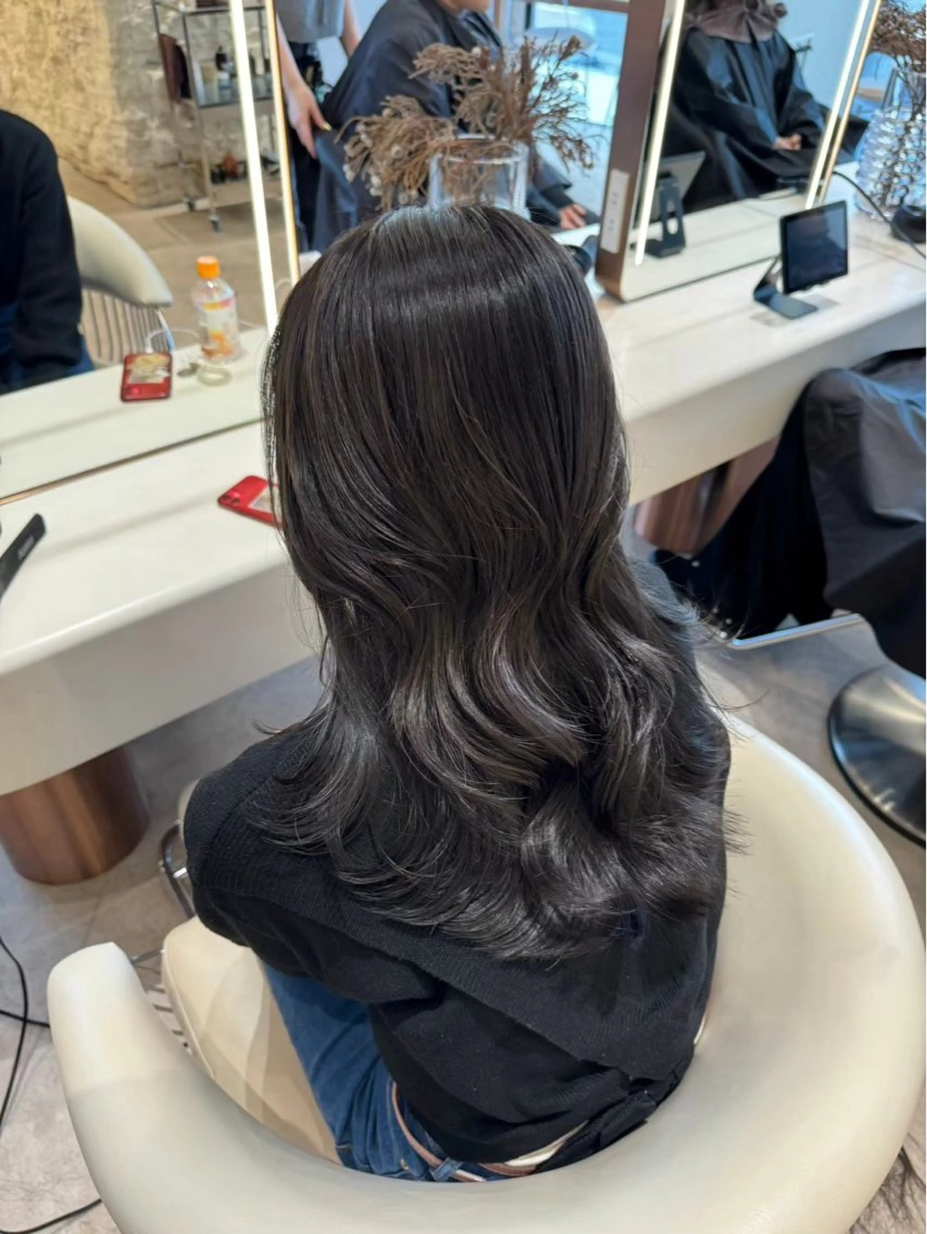 ロング カット ヘアカラー トリートメント ボブ/レイヤー/新宿 /透明感/KOKIのヘアスタイル