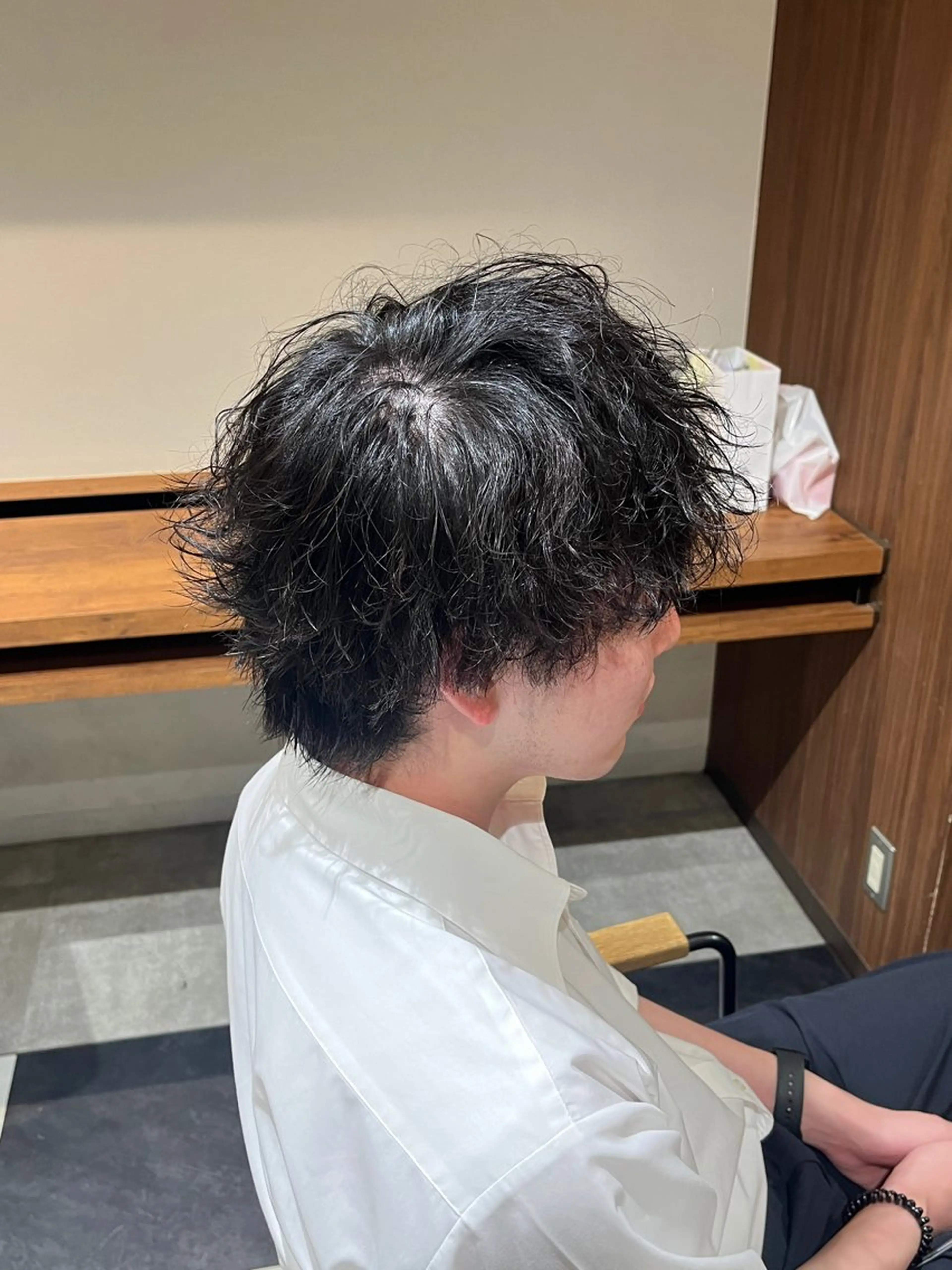 ミディアム パーマ メンズ カット パーマ 🎧メンズパーマ特化 /RUI🎧のヘアスタイル