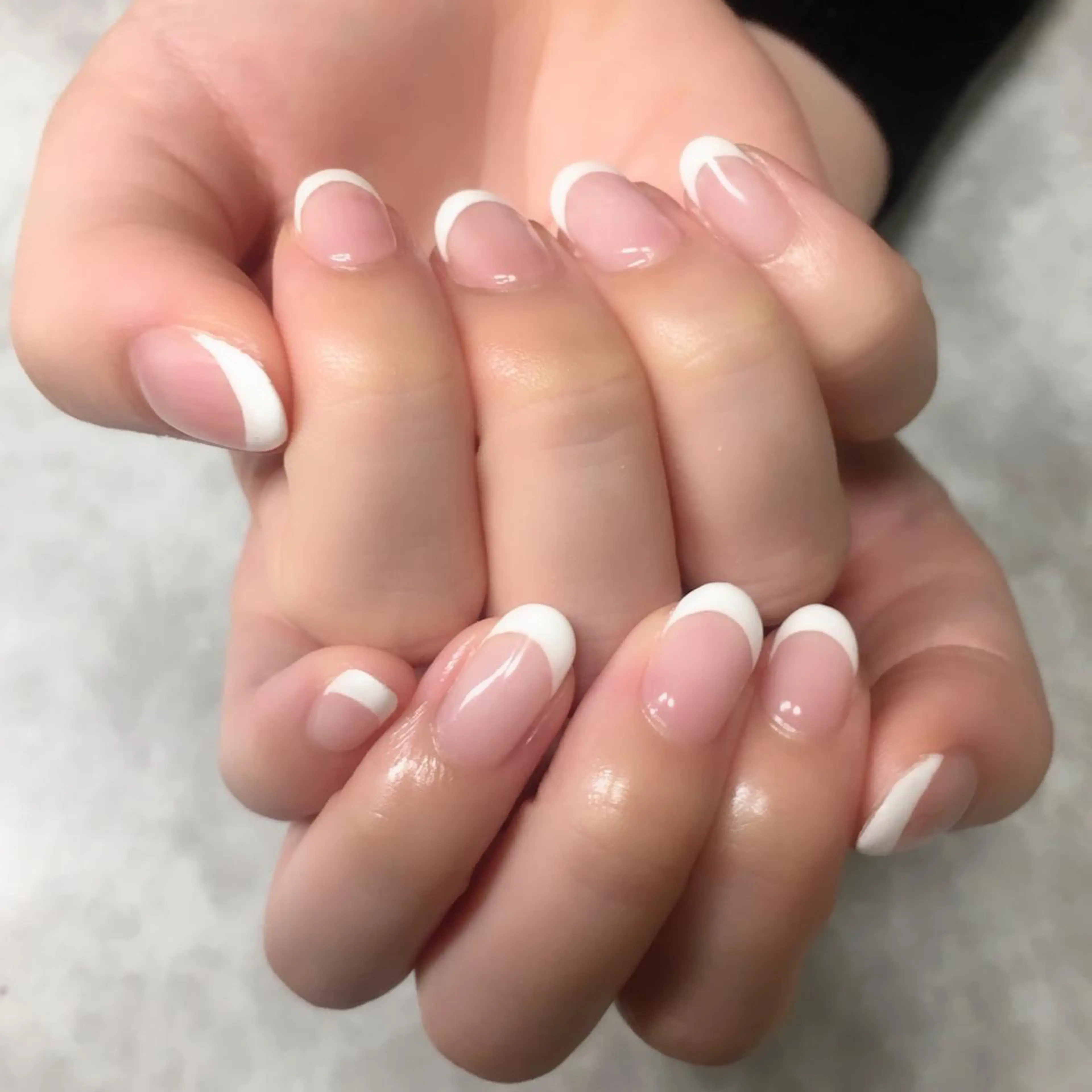 ネイル フレンチネイル ハンドネイル 自爪育成/深爪矯正 mikiのネイルデザイン