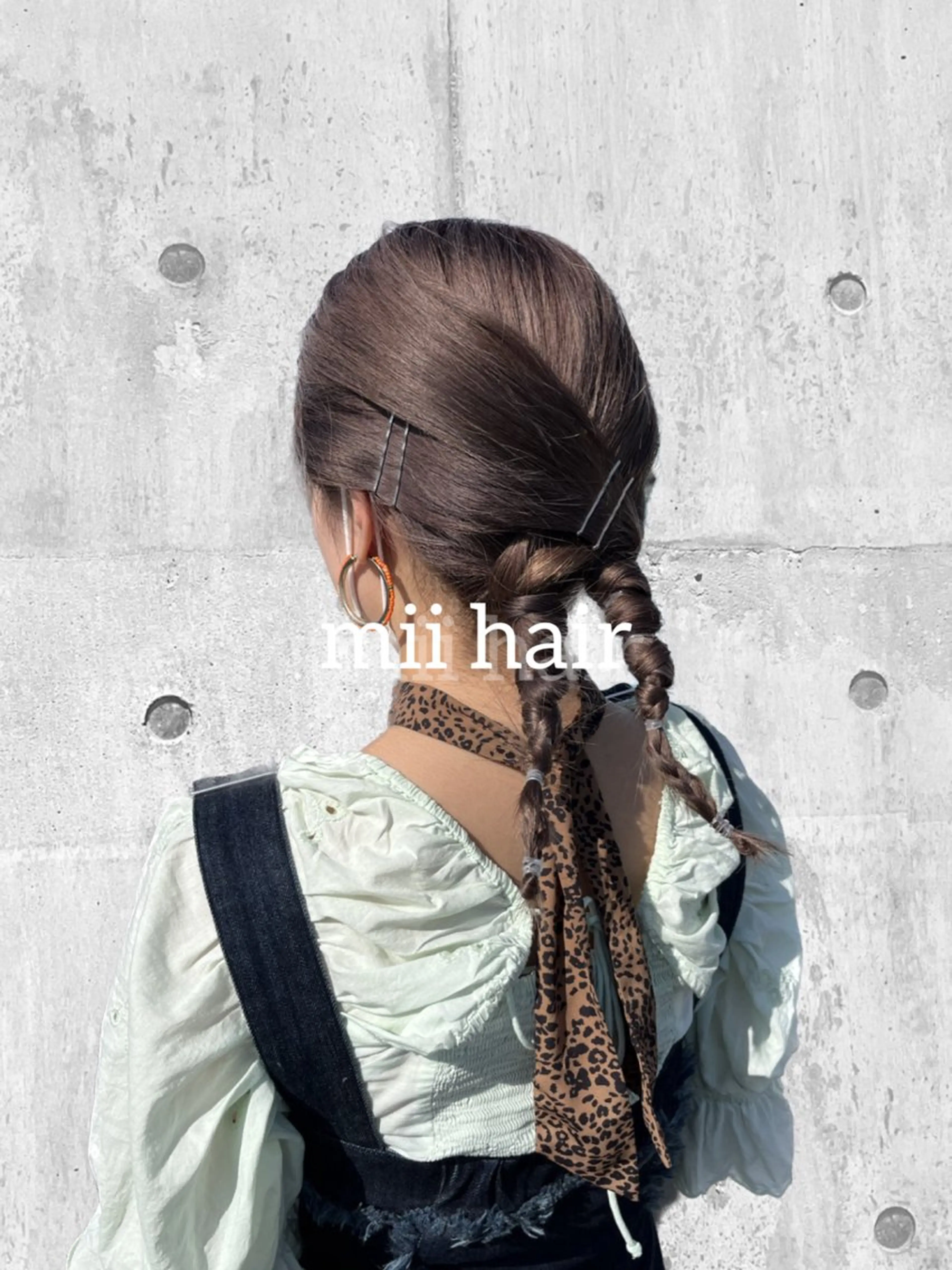 セミロング ツインテール Miku❇️ フェイスレイヤーのヘアスタイル