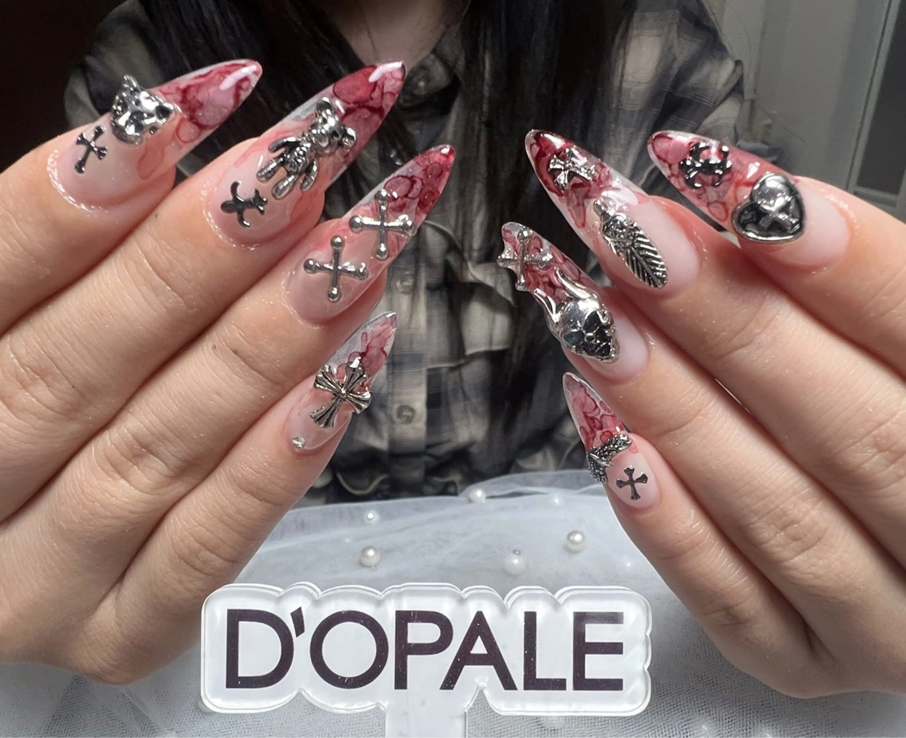 ネイル ハンドネイル 長さ出し専門店 上野店サロンのネイルデザイン