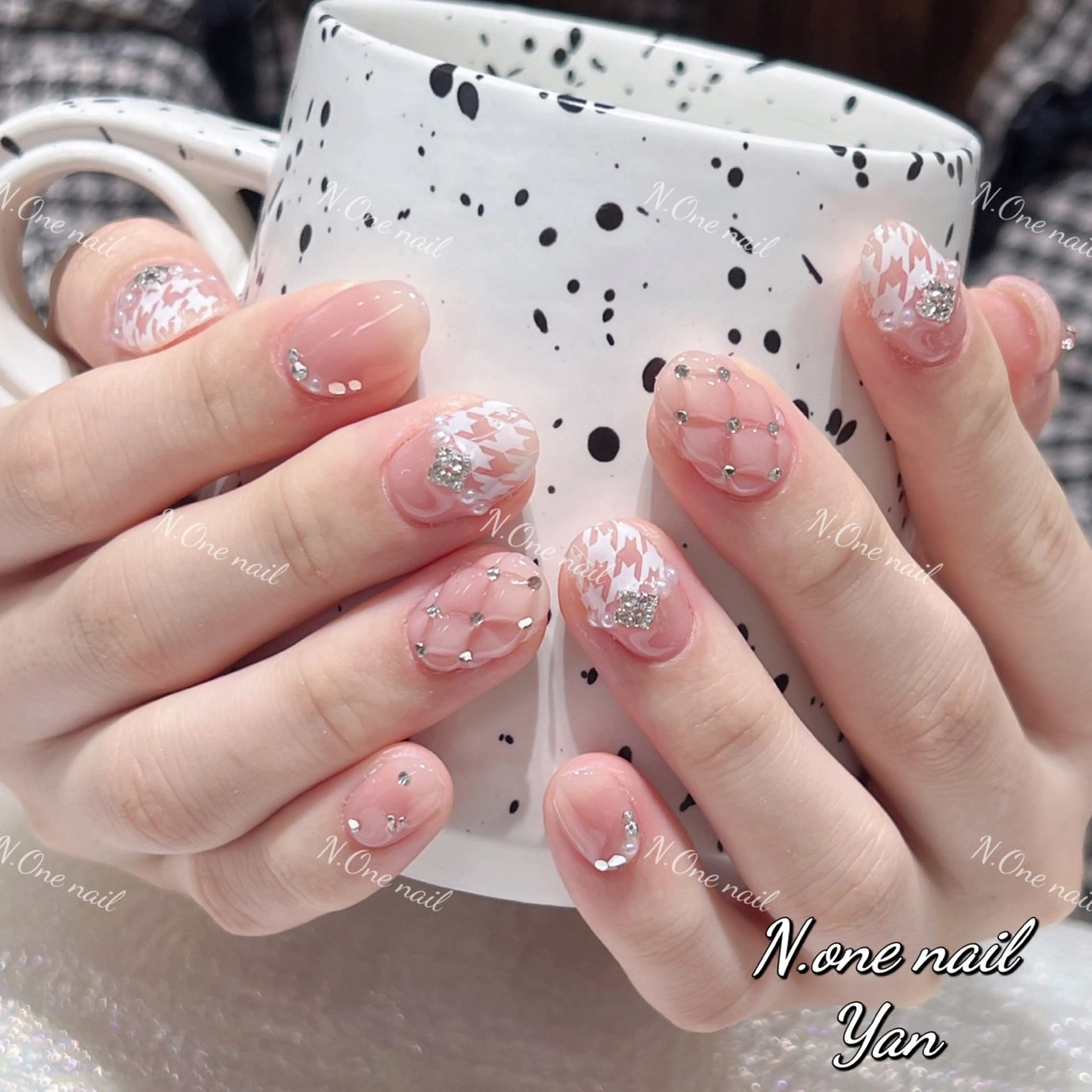 ネイル 長いだし/スカルプ/ パラシェルN.oneのネイルデザイン