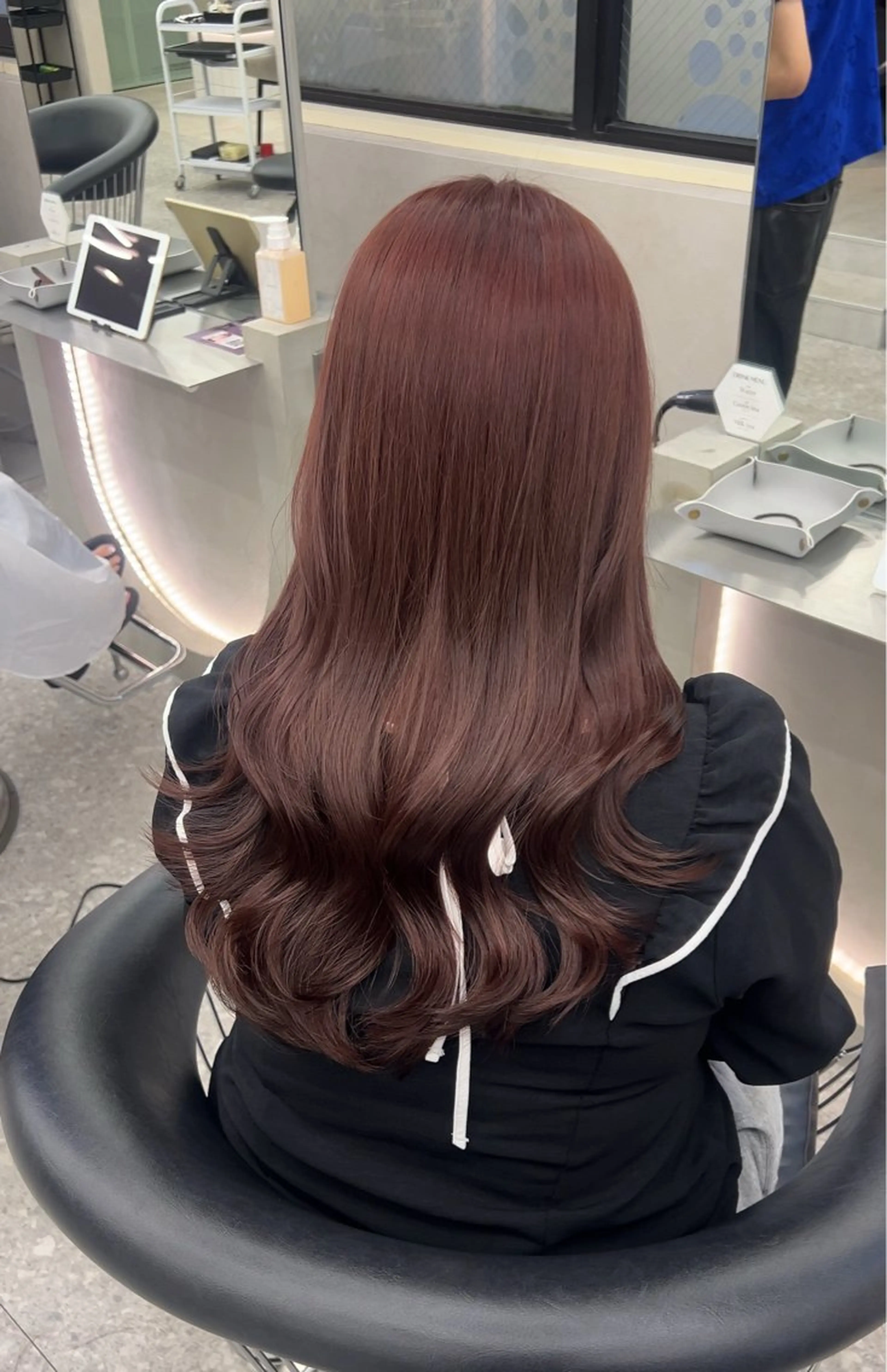 ロング カラー ブリーチ ブラウンカラー ダブルカラー ブリーチなしカラー ピンクカラー カット ヘアカラー トリートメント 🌈Hiroki🌈 福岡の愛され美容師のヘアスタイル