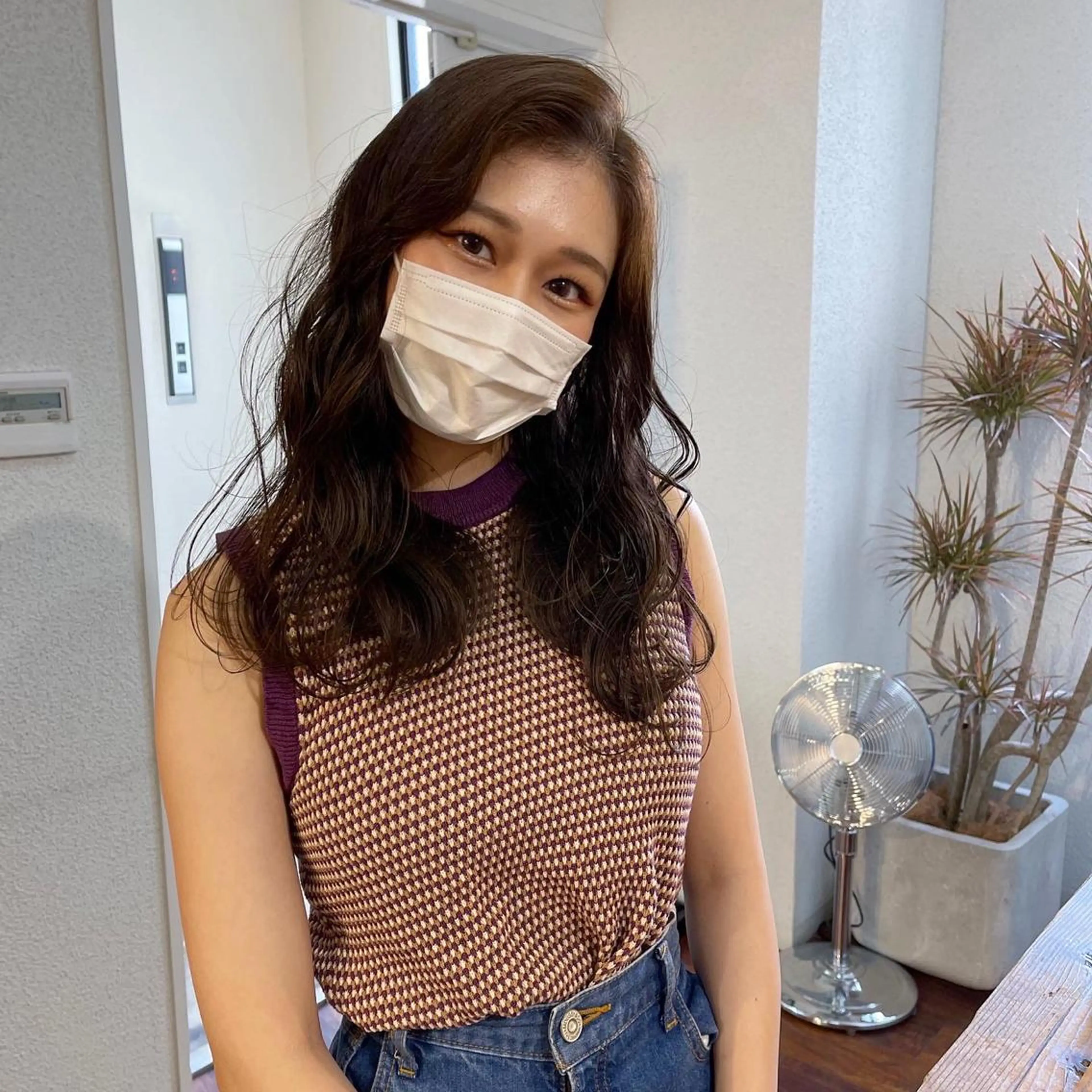 ロング カラー a rikaのヘアスタイル