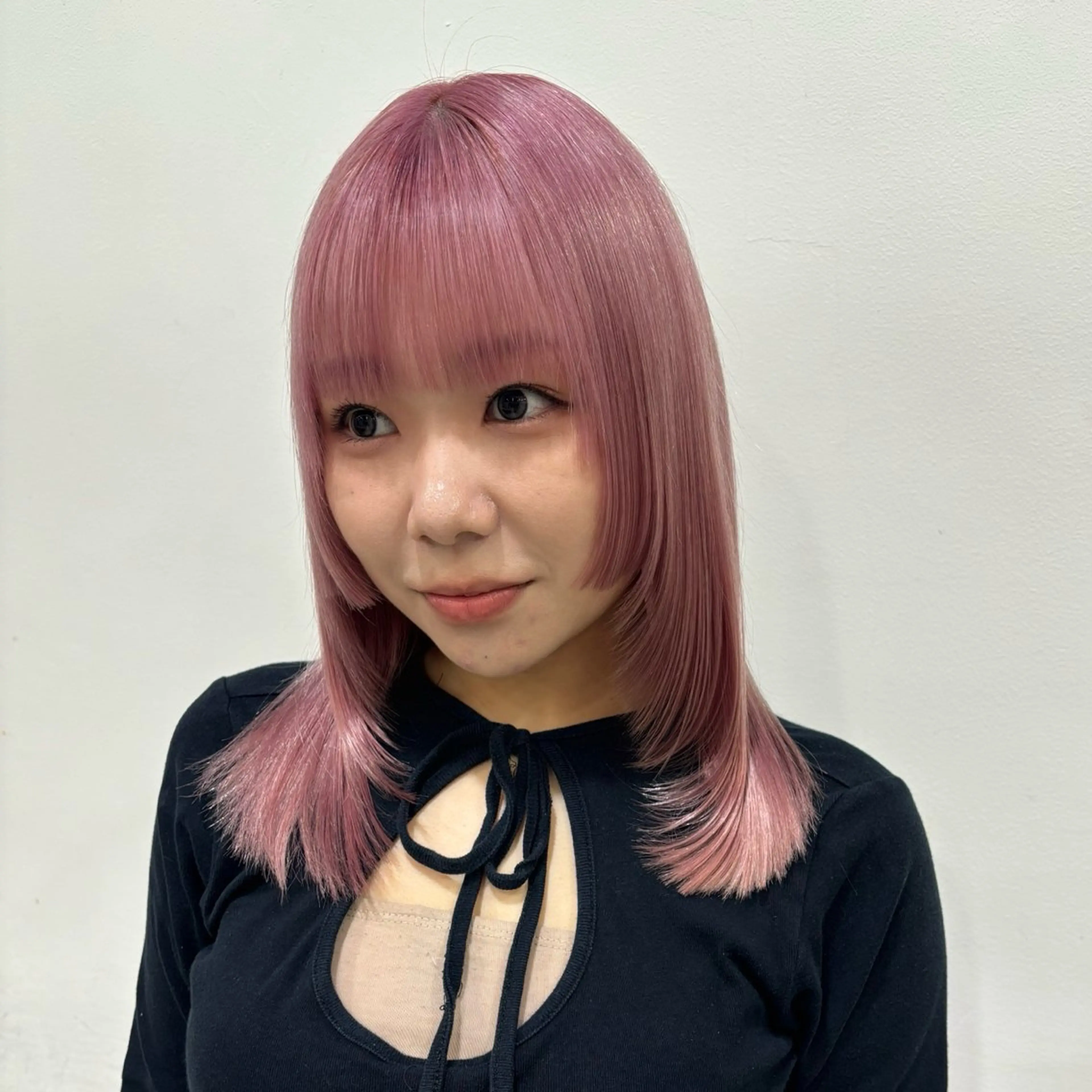 セミロング カラー ピンクカラー 🎀レイヤー/ カラー🐕🦺anのヘアスタイル